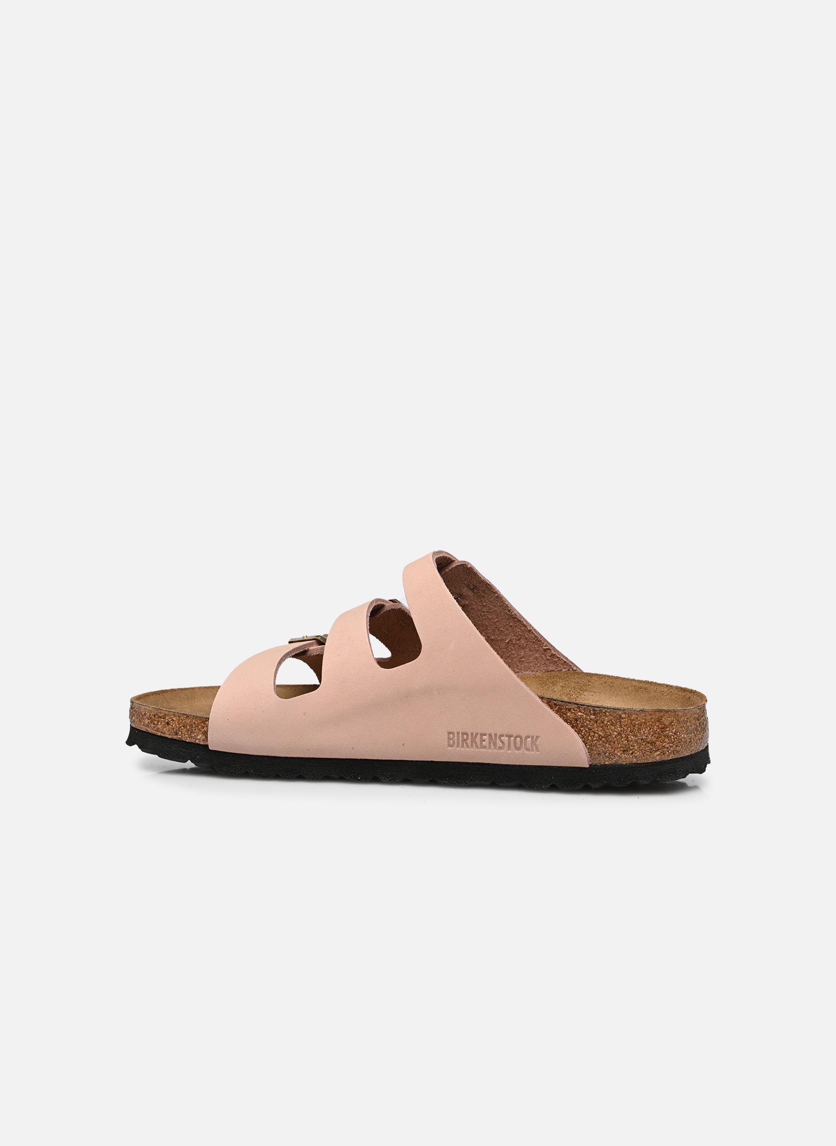 Muilen en klompen Florida Fresh Nubuck - Narrow dames roze Birkenstock Muilen en klompen Florida Fresh Nubuck - Narrow dames roze Soft Pink