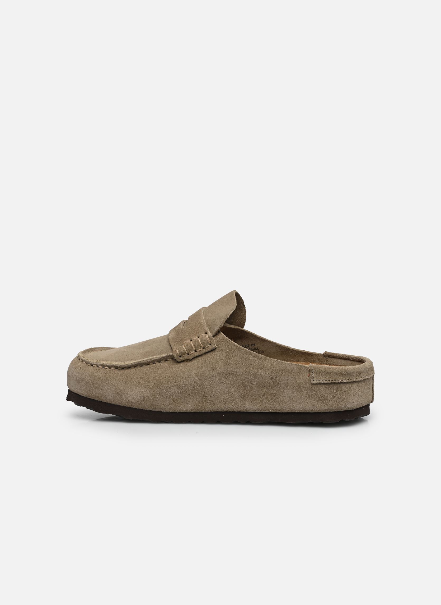 Mules et sabots Naples Wrapped Suede - Narrow femme beige Birkenstock Mules et sabots Naples Wrapped Suede - Narrow femme beige TAUPE