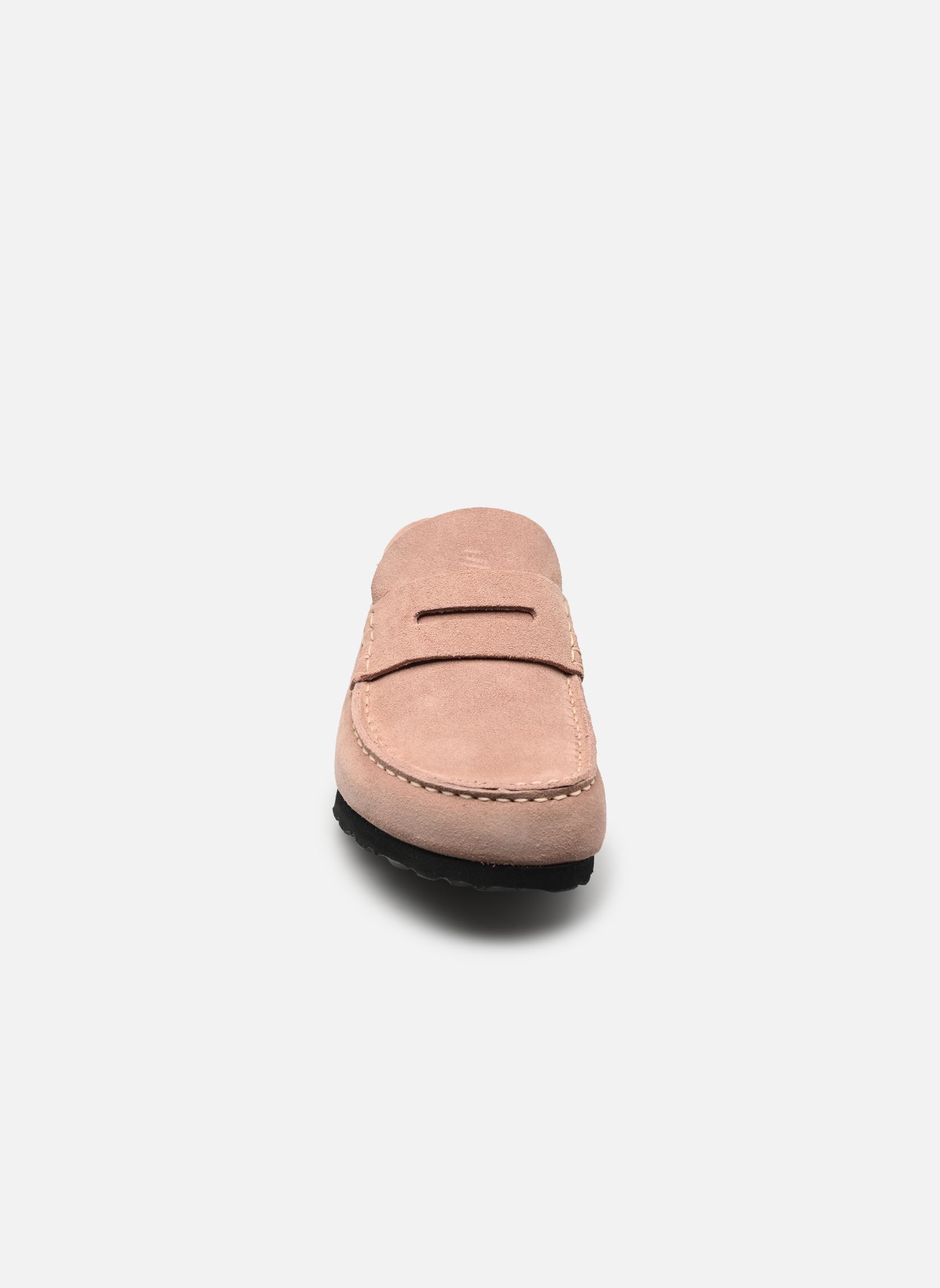 Muilen en klompen Naples Wrapped Suede - Narrow dames roze Birkenstock Muilen en klompen Naples Wrapped Suede - Narrow dames roze PINK CLAY