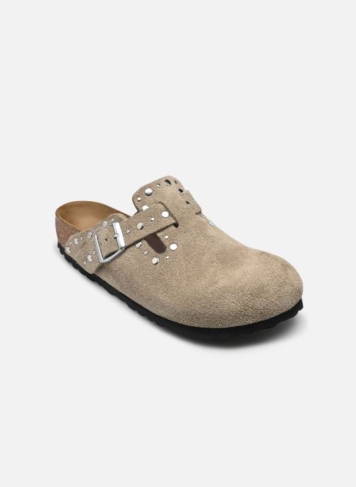 Birkenstock Muilen Boston Rivet Suede - Narrow dames beige