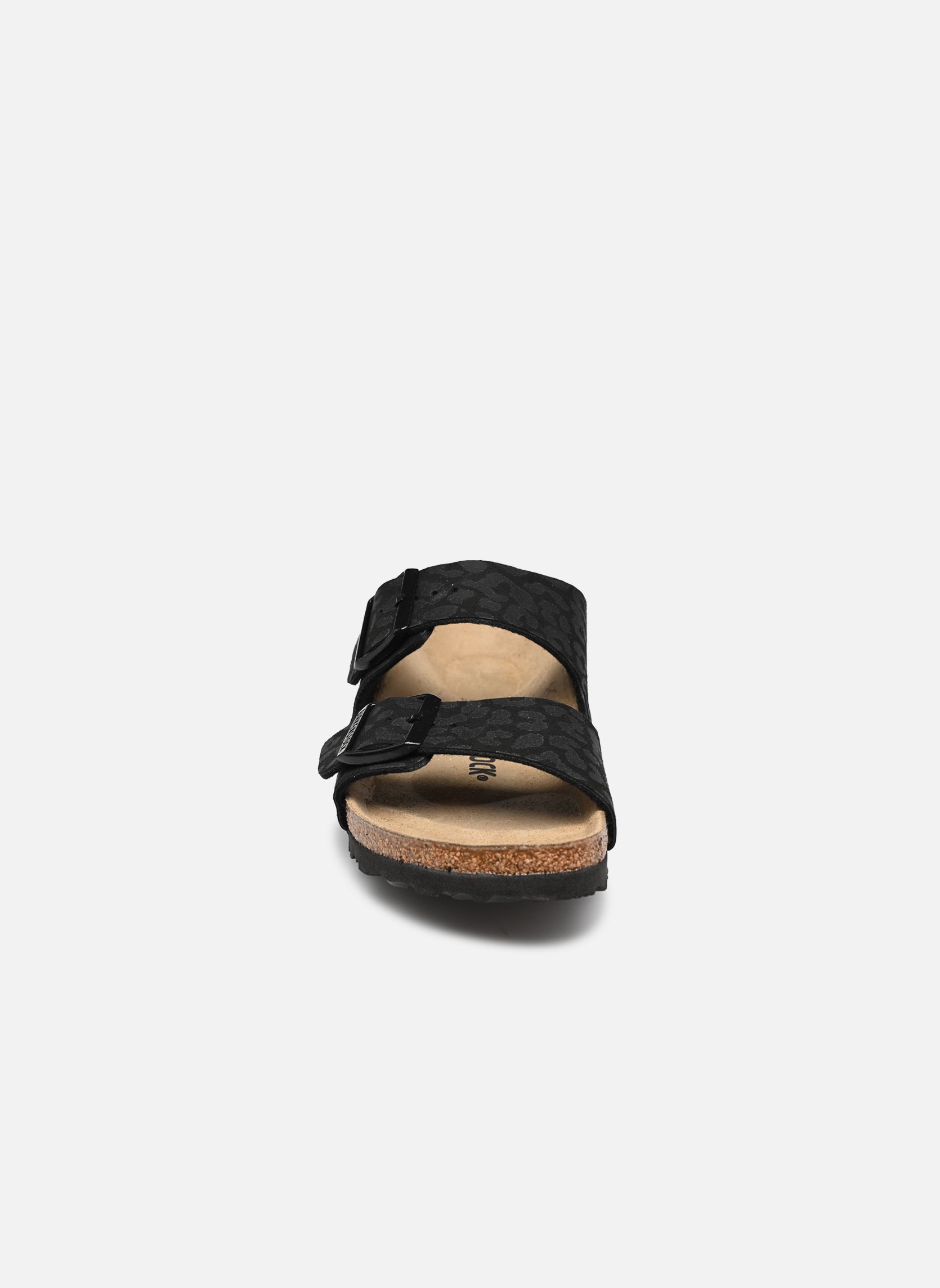 Pantoletten und Clogs Arizona Synthetik - Narrow damen schwarz Birkenstock Pantoletten und Clogs Arizona Synthetik - Narrow damen schwarz Leo black