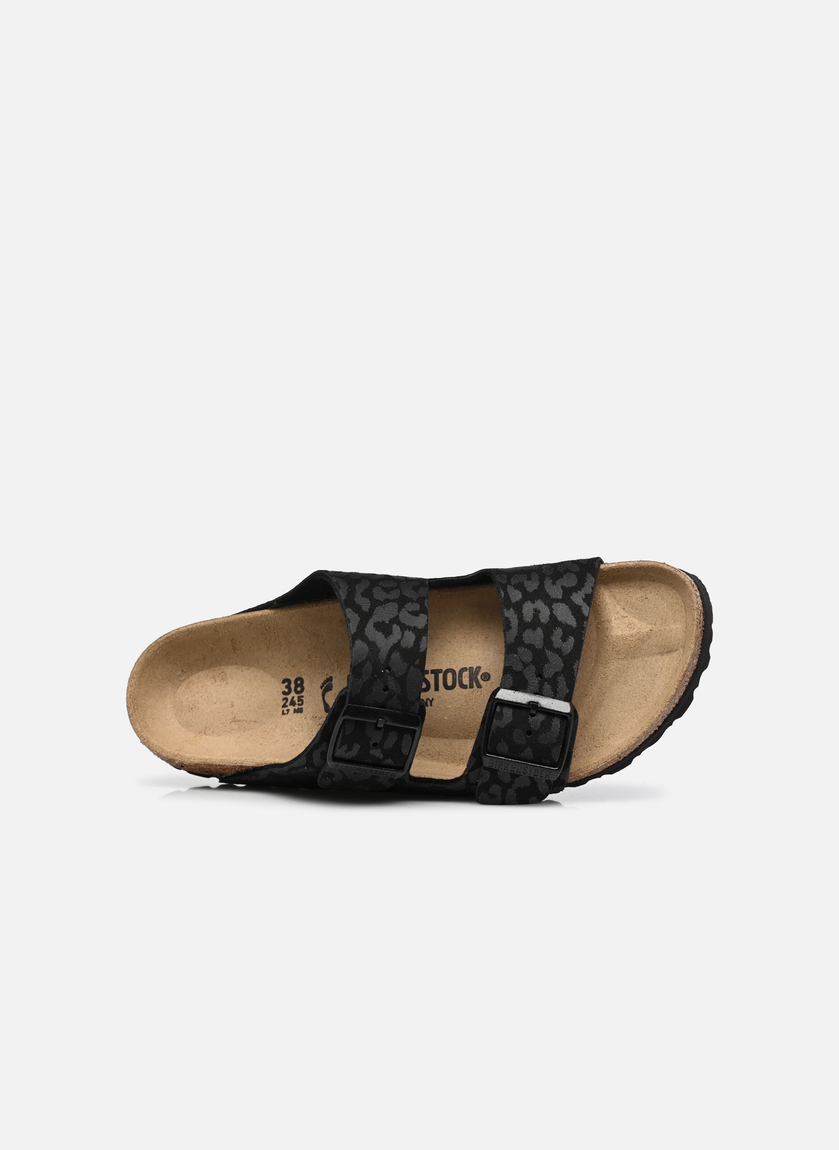 Pantoletten und Clogs Arizona Synthetik - Narrow damen schwarz Birkenstock Pantoletten und Clogs Arizona Synthetik - Narrow damen schwarz Leo black