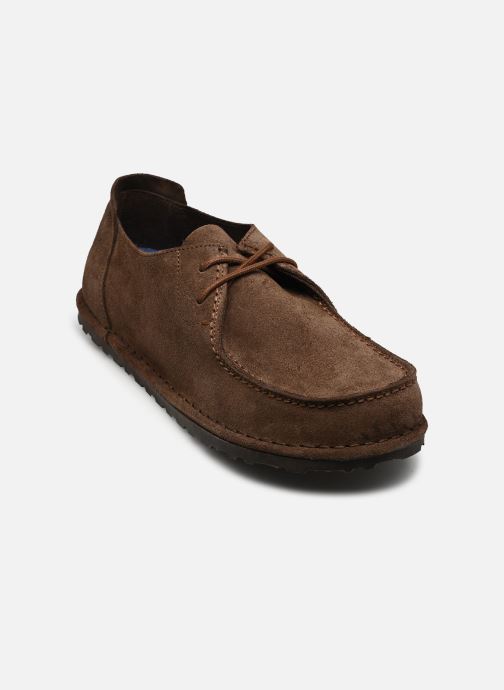 Birkenstock Derbies Utti Lace Suede - Regular homme marron