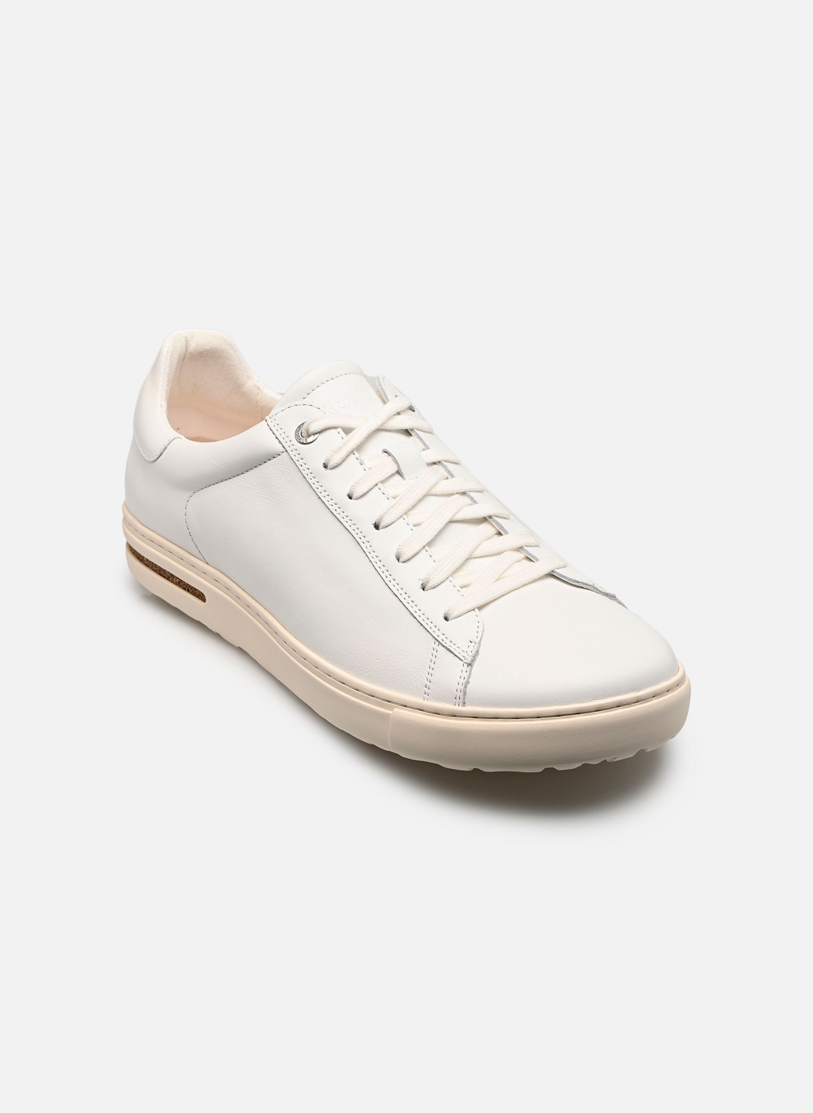 Niedrige Sneaker Bend Low Leather Natural - Regular herren weiß Birkenstock Niedrige Sneaker Bend Low Leather Natural - Regular herren weiß White