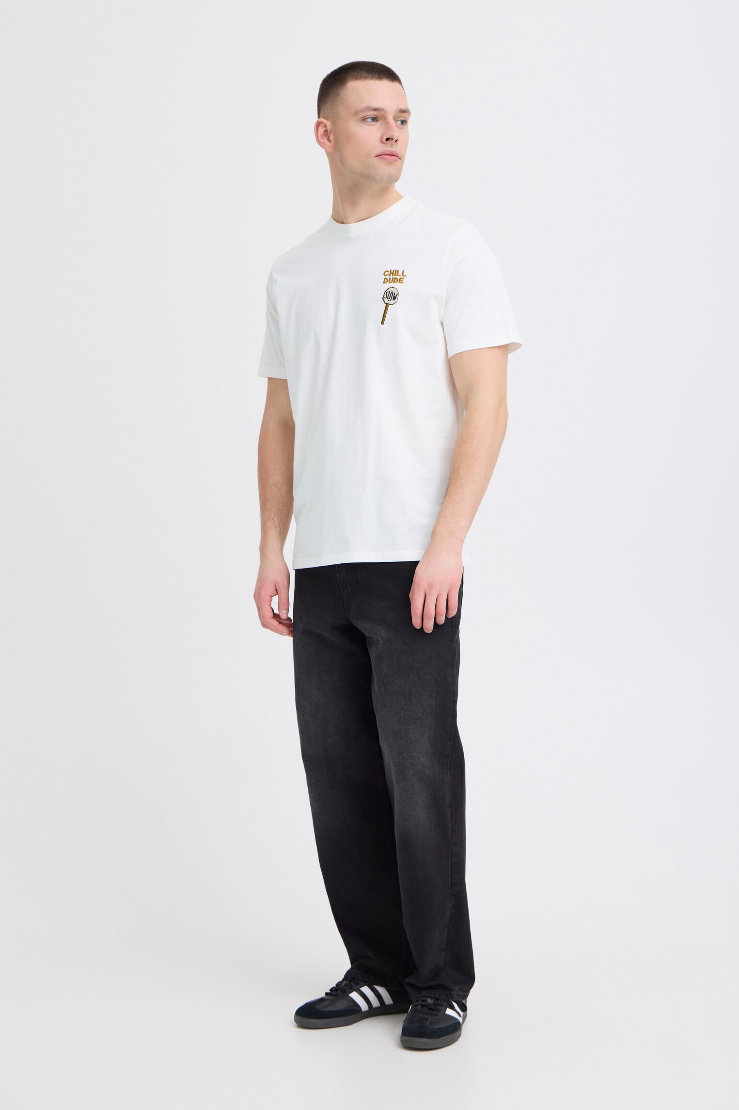 Tee-shirts manches courtes Bhkameron Funny Emb S/S Tee homme blanc Blend Tee-shirts manches courtes Bhkameron Funny Emb S/S Tee homme blanc SNOW WHITE