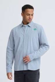 Chemises Bhsun Stripe Shirt homme bleu Blend Chemises Bhsun Stripe Shirt homme bleu FADED DENIM