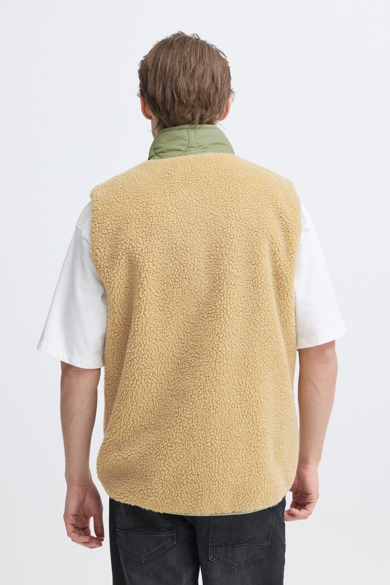 Pulls polaires Bhsun Vest homme beige Blend Pulls polaires Bhsun Vest homme beige STARFISH