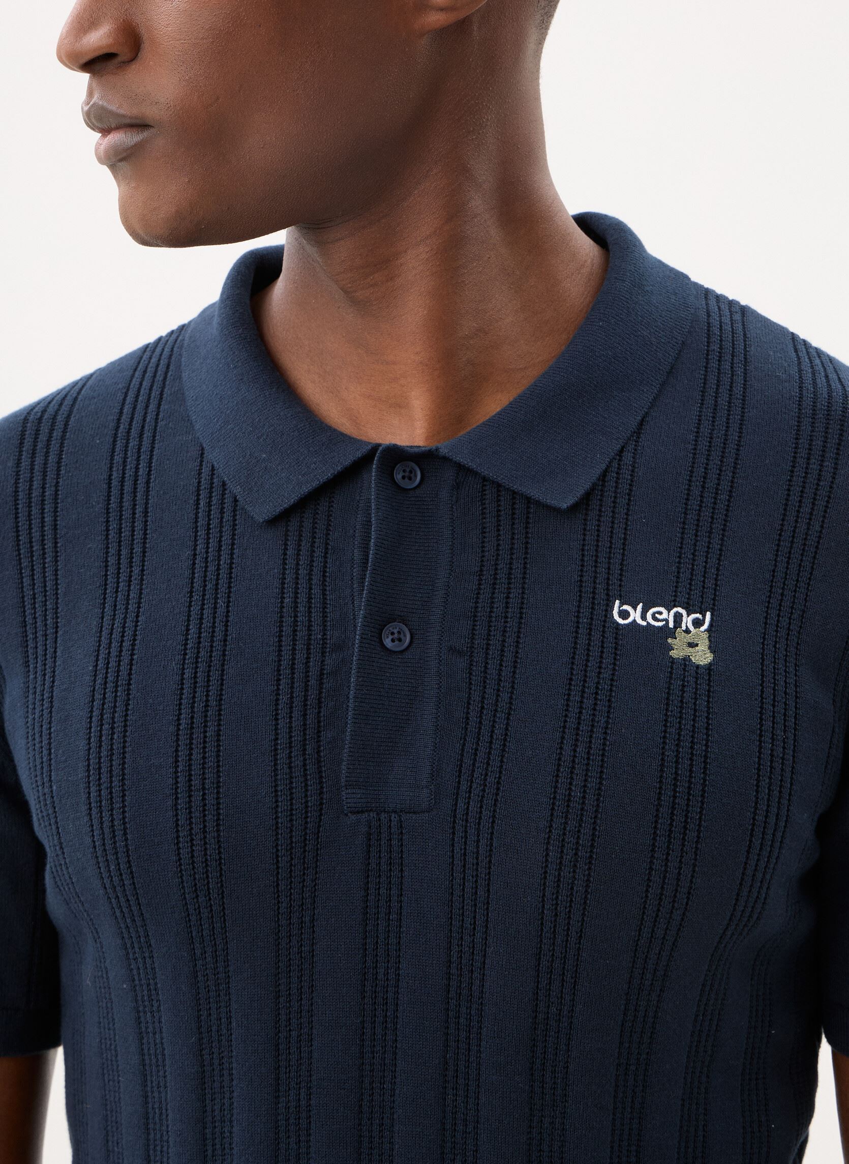 Polos manches courtes Bharkim Polo homme bleu Blend Polos manches courtes Bharkim Polo homme bleu SALUTE