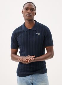 Polos manches courtes Bharkim Polo homme bleu