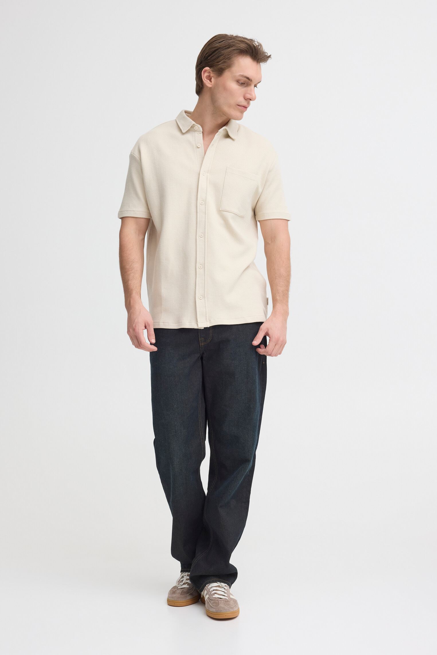 Hemden Bhfillip Shirt herren beige Blend Hemden Bhfillip Shirt herren beige Oyster gray