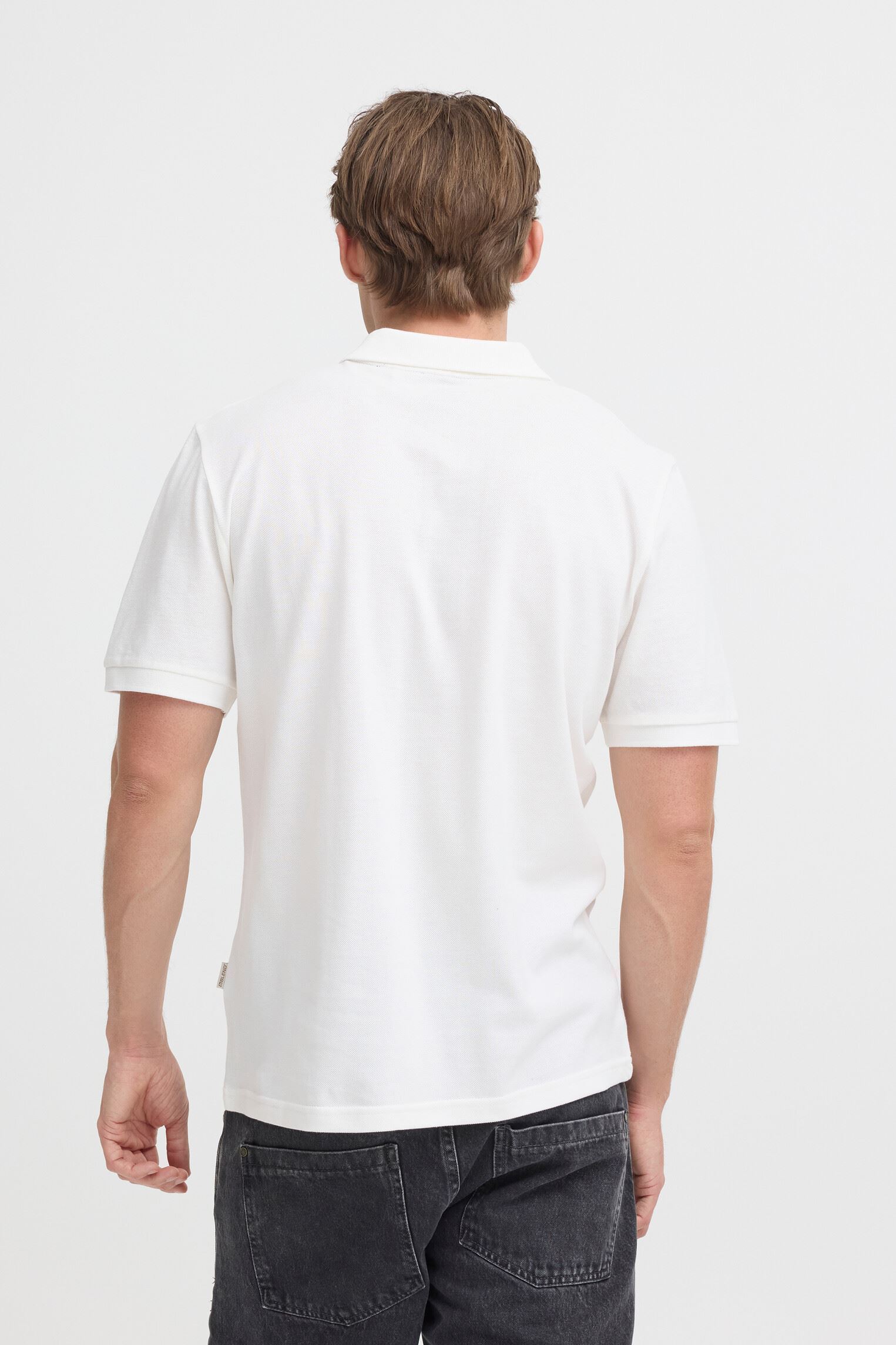 Korte mouwen polo's Bhabdo Polo Splitn S/S heren wit Blend Korte mouwen polo's Bhabdo Polo Splitn S/S heren wit SNOW WHITE