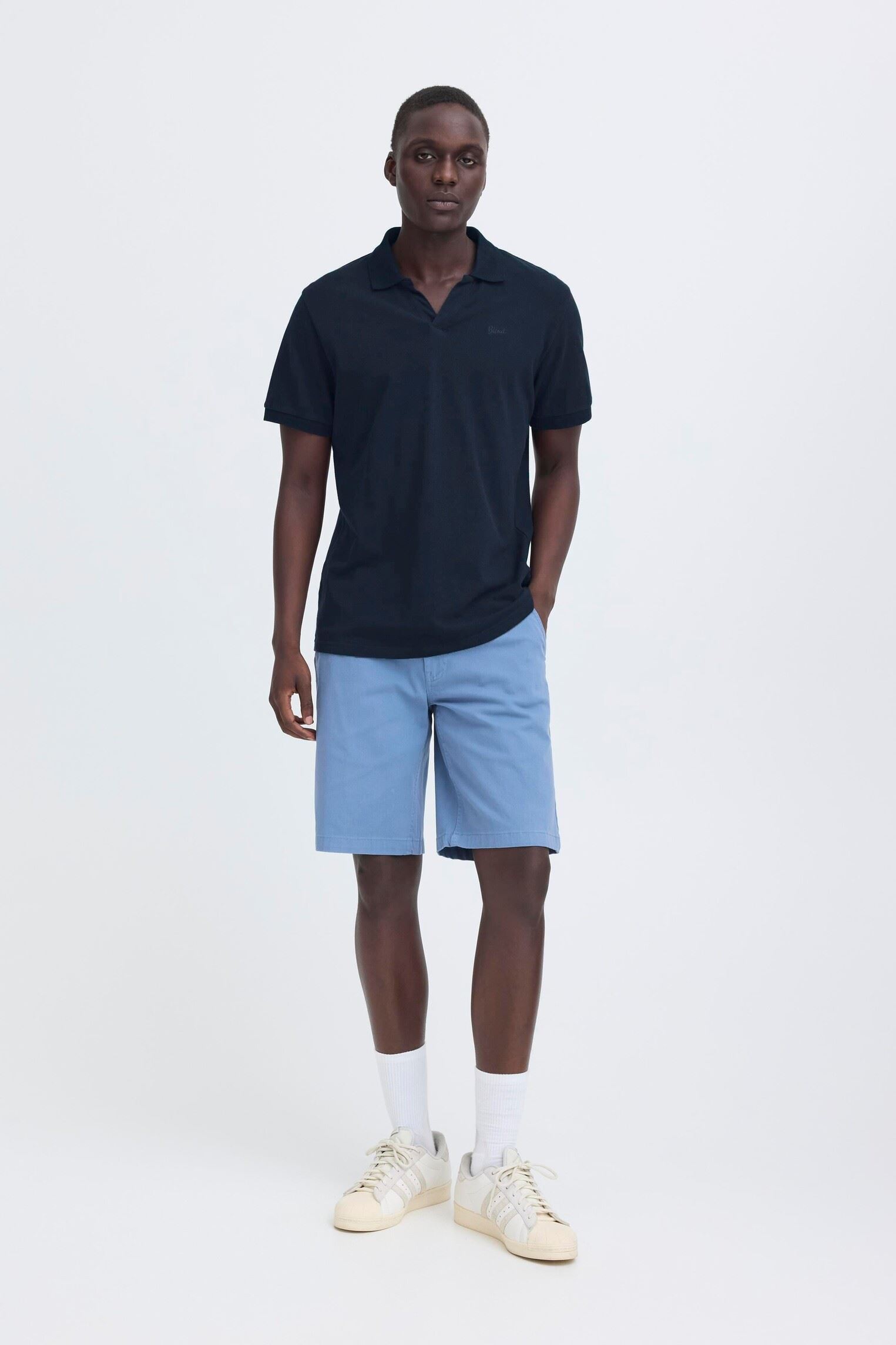 Polos manches courtes Bhabdo Polo Splitn S/S homme bleu Blend Polos manches courtes Bhabdo Polo Splitn S/S homme bleu SALUTE