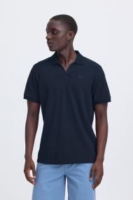 Polos manches courtes Bhabdo Polo Splitn S/S homme bleu