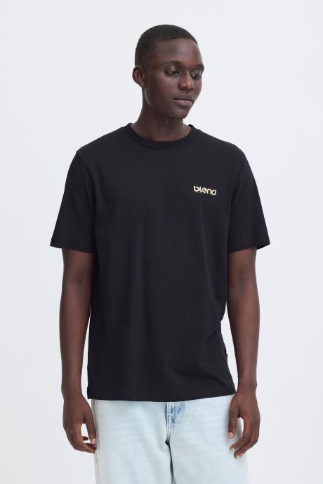 Blend Tee-shirts manches courtes Bhemmet Print Tee homme noir