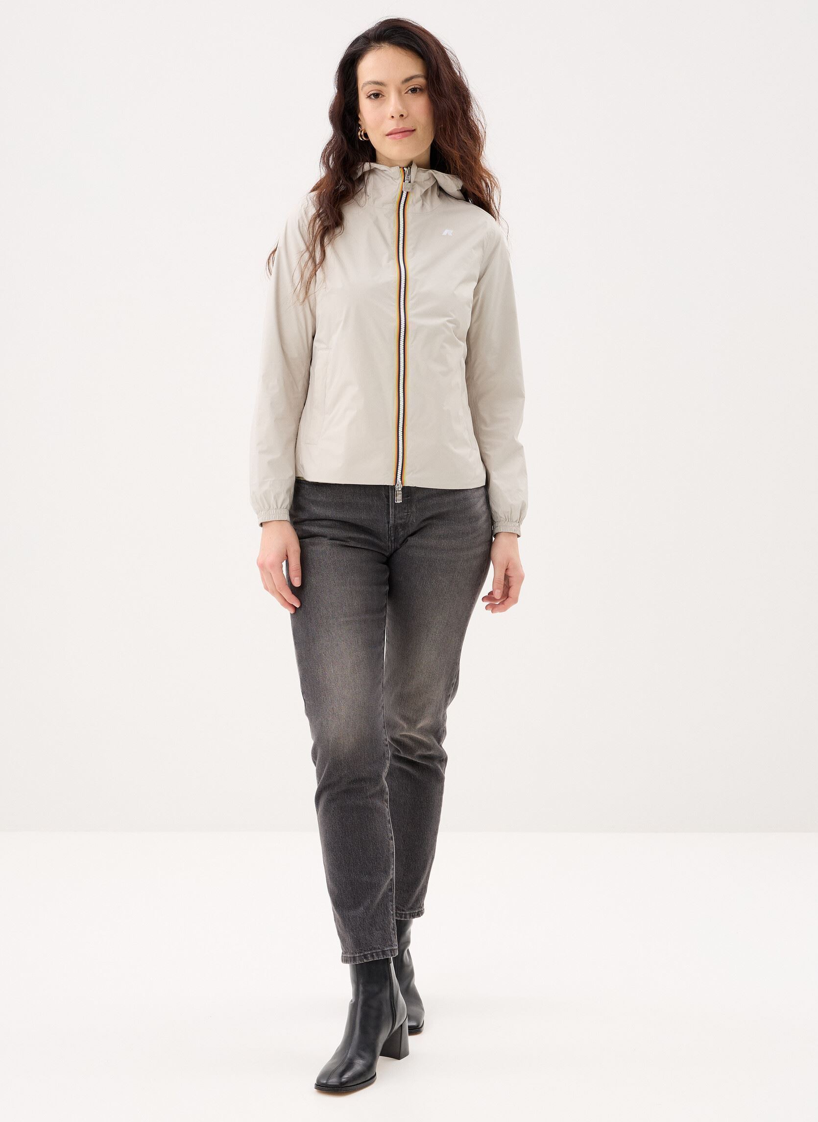 Vestes imperméable Lil 2.0 Plus.2 Double femme beige K-Way Vestes imperméable Lil 2.0 Plus.2 Double femme beige BEIGE LT - GREEN LICHEN