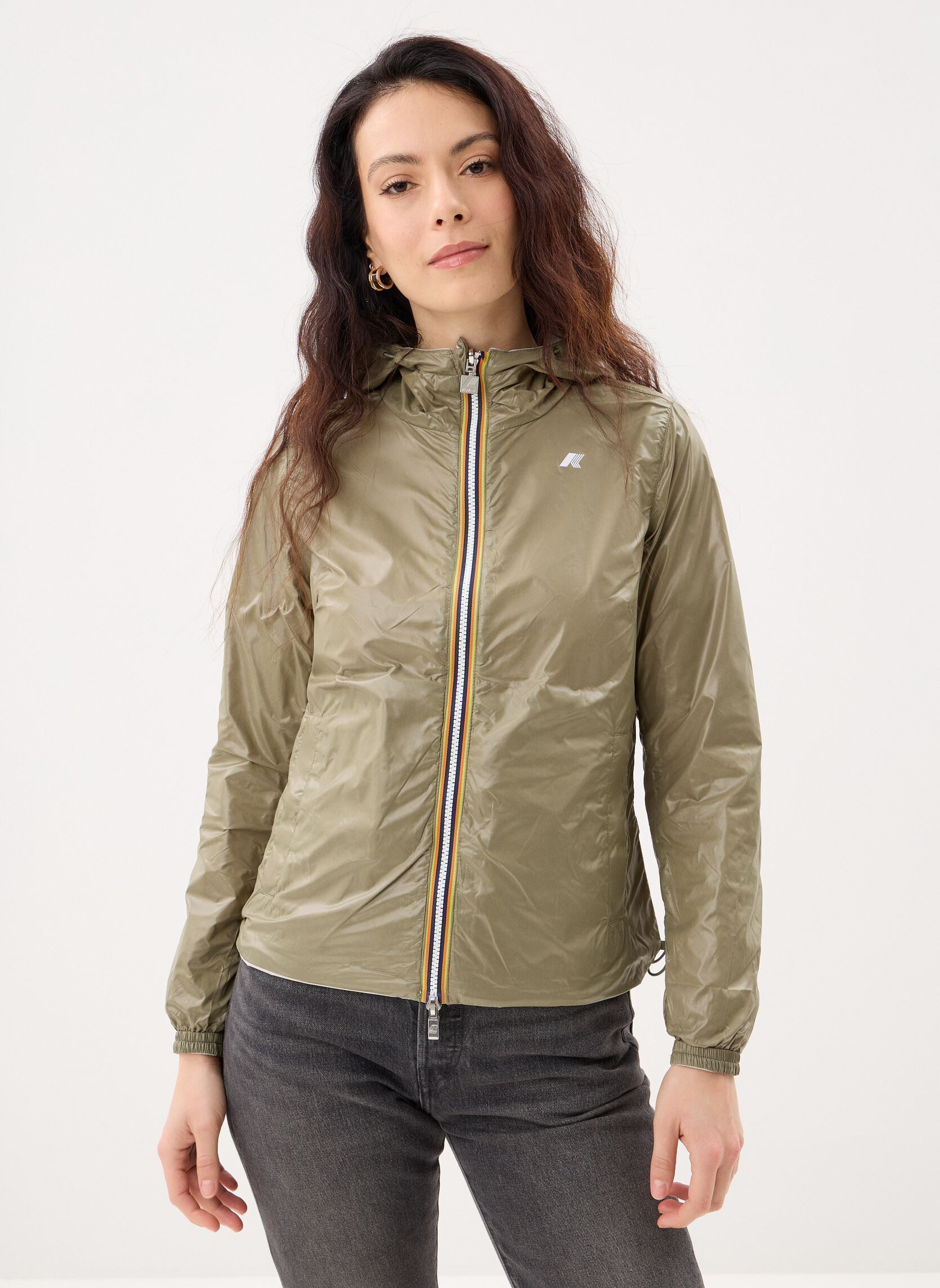 Vestes imperméable Lil 2.0 Plus.2 Double femme beige K-Way Vestes imperméable Lil 2.0 Plus.2 Double femme beige BEIGE LT - GREEN LICHEN