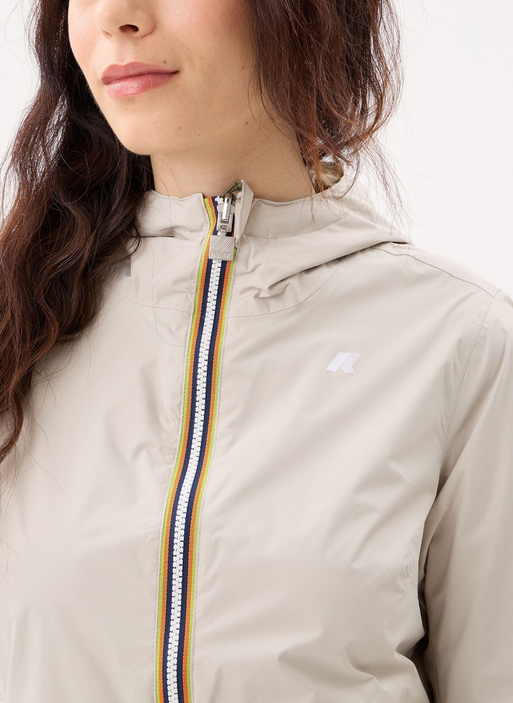 Vestes imperméable Lil 2.0 Plus.2 Double femme beige K-Way Vestes imperméable Lil 2.0 Plus.2 Double femme beige BEIGE LT - GREEN LICHEN