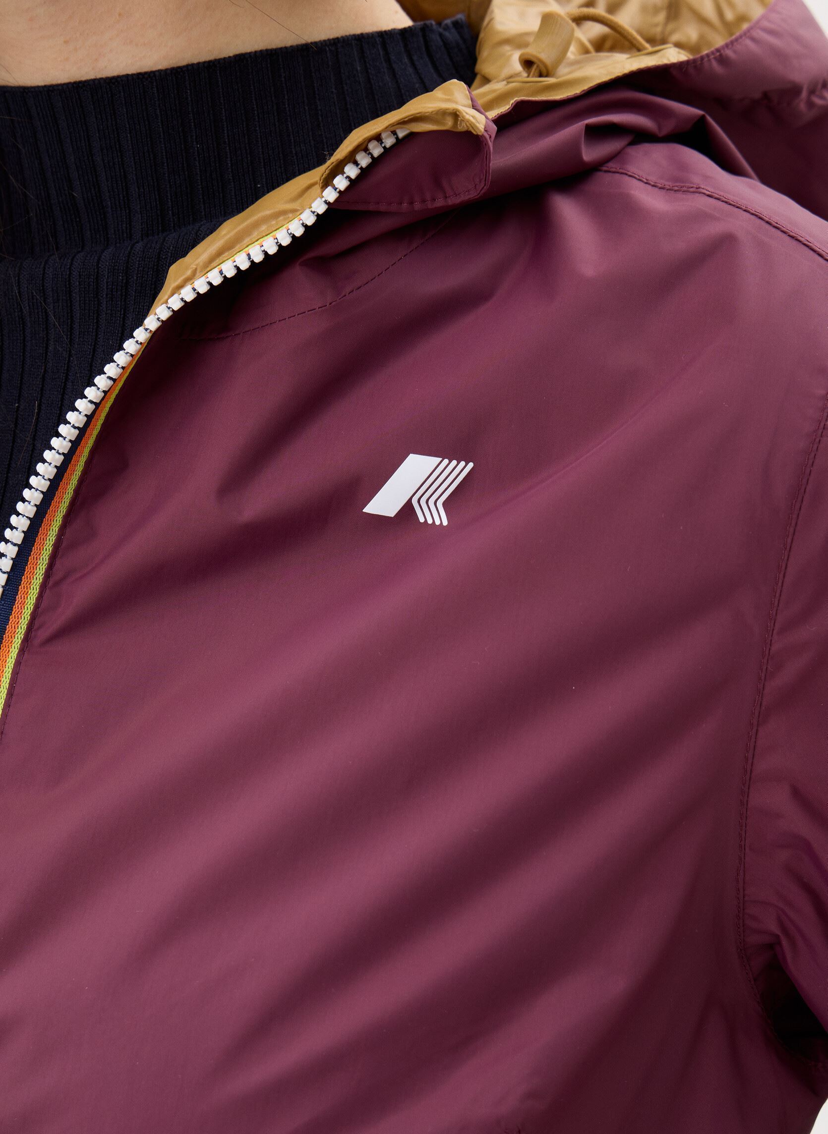 Regenjassen Lil 2.0 Plus.2 Double dames paars K-Way Regenjassen Lil 2.0 Plus.2 Double dames paars VIOLET MAUVE WINE - BROWN BIST