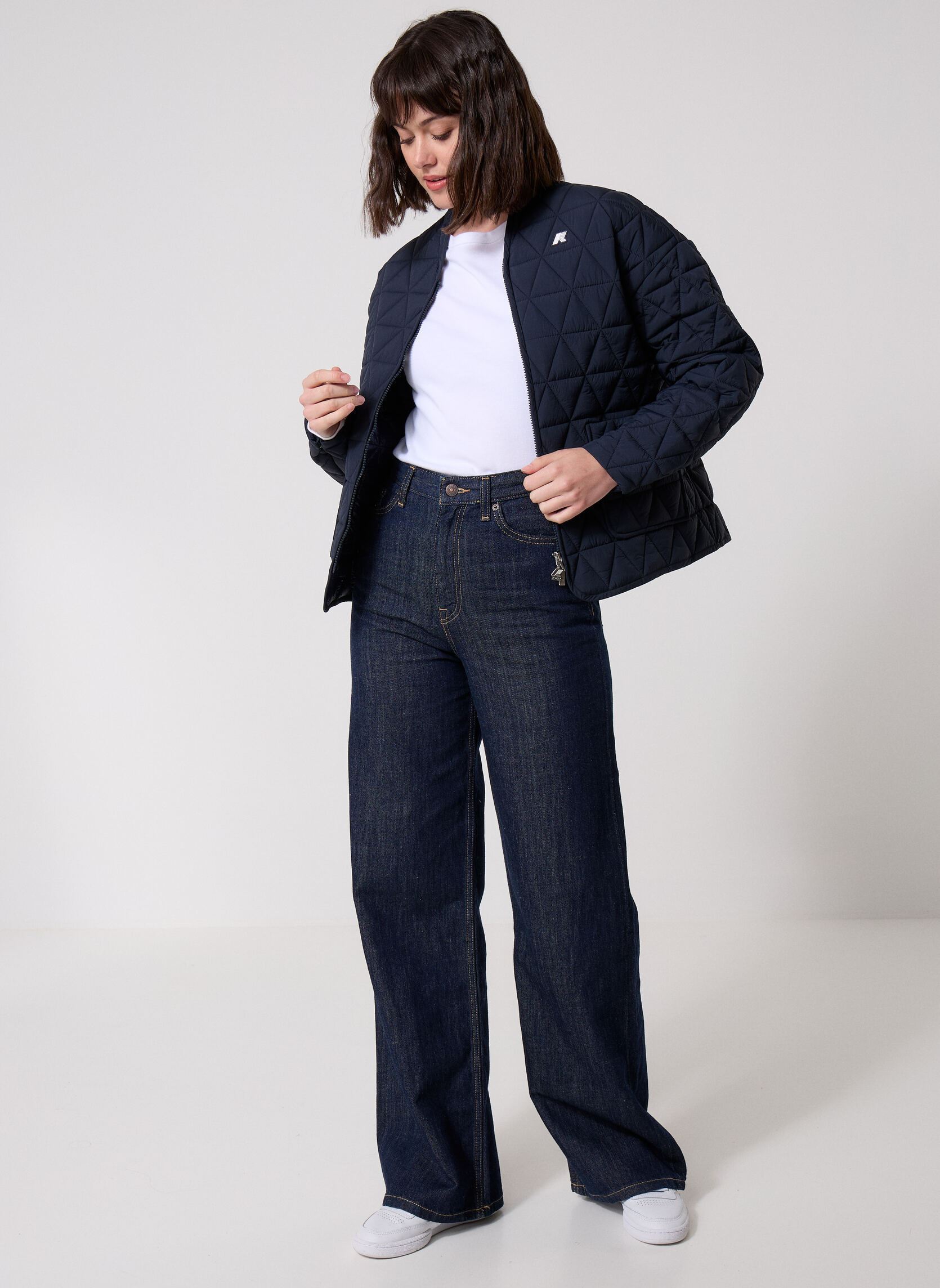 Vestes Selime Diamond Quilted Warm Af femme bleu K-Way Vestes Selime Diamond Quilted Warm Af femme bleu Blue Depth