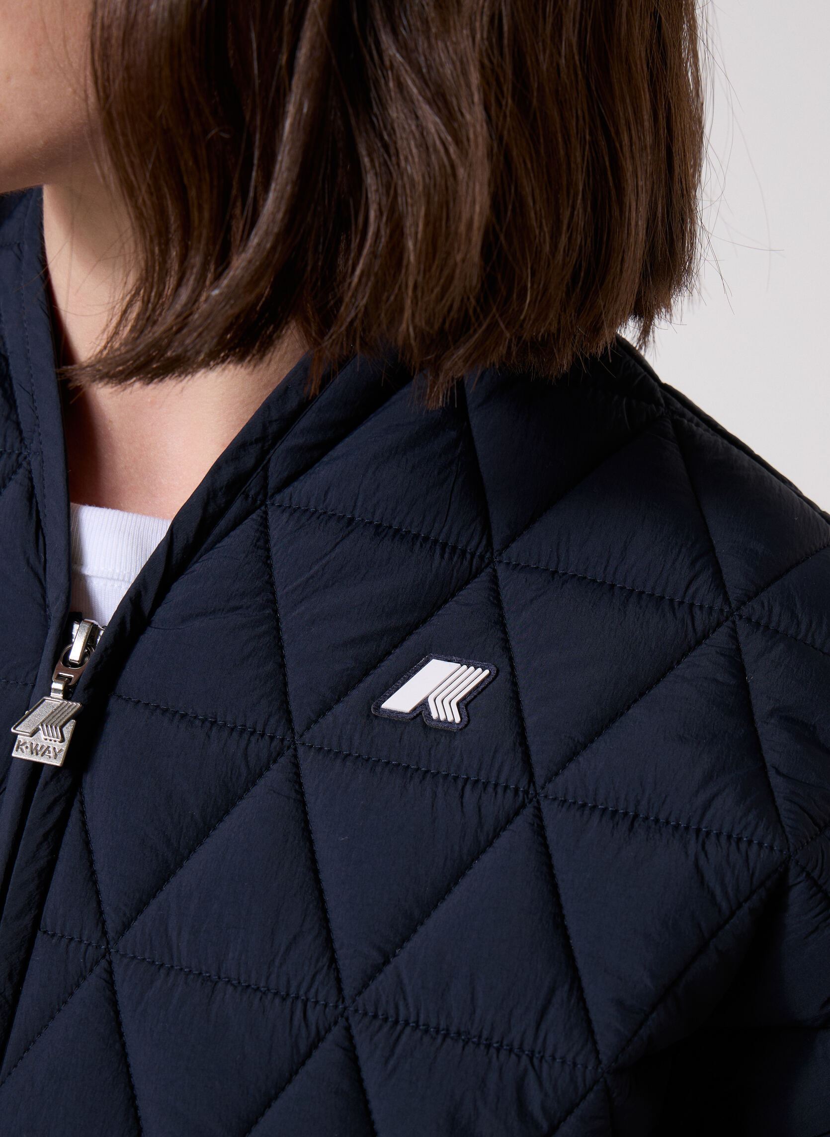 Vestes Selime Diamond Quilted Warm Af femme bleu K-Way Vestes Selime Diamond Quilted Warm Af femme bleu Blue Depth