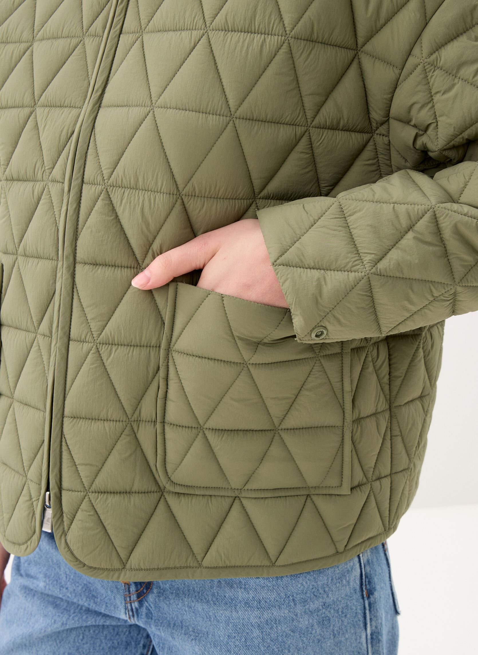 Jacken Selime Diamond Quilted Warm Af damen grün K-Way Jacken Selime Diamond Quilted Warm Af damen grün Green Lichen