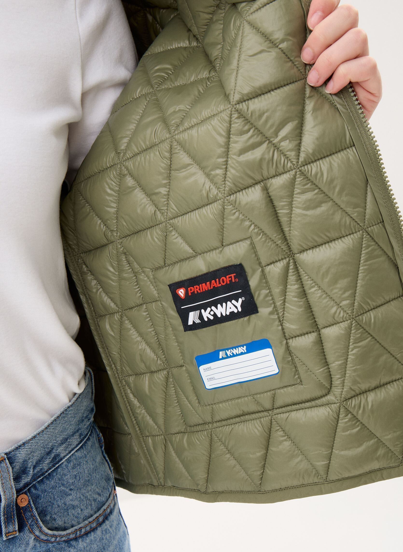Jacken Selime Diamond Quilted Warm Af damen grün K-Way Jacken Selime Diamond Quilted Warm Af damen grün Green Lichen