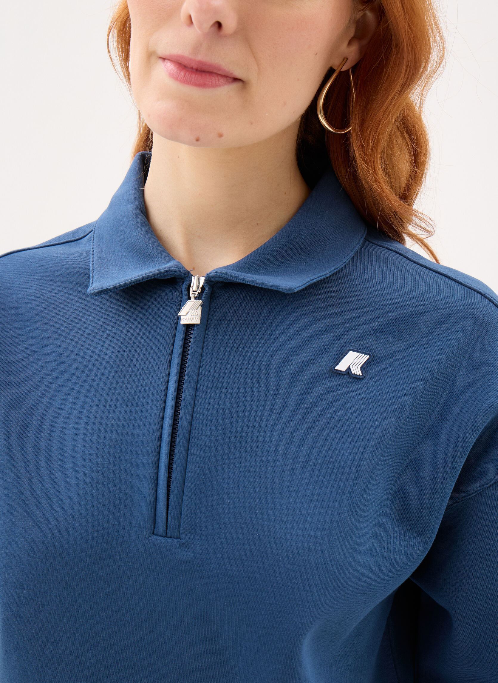 Poloshirts Lozany Interlock damen blau K-Way Poloshirts Lozany Interlock damen blau BLUE INSIGNIA