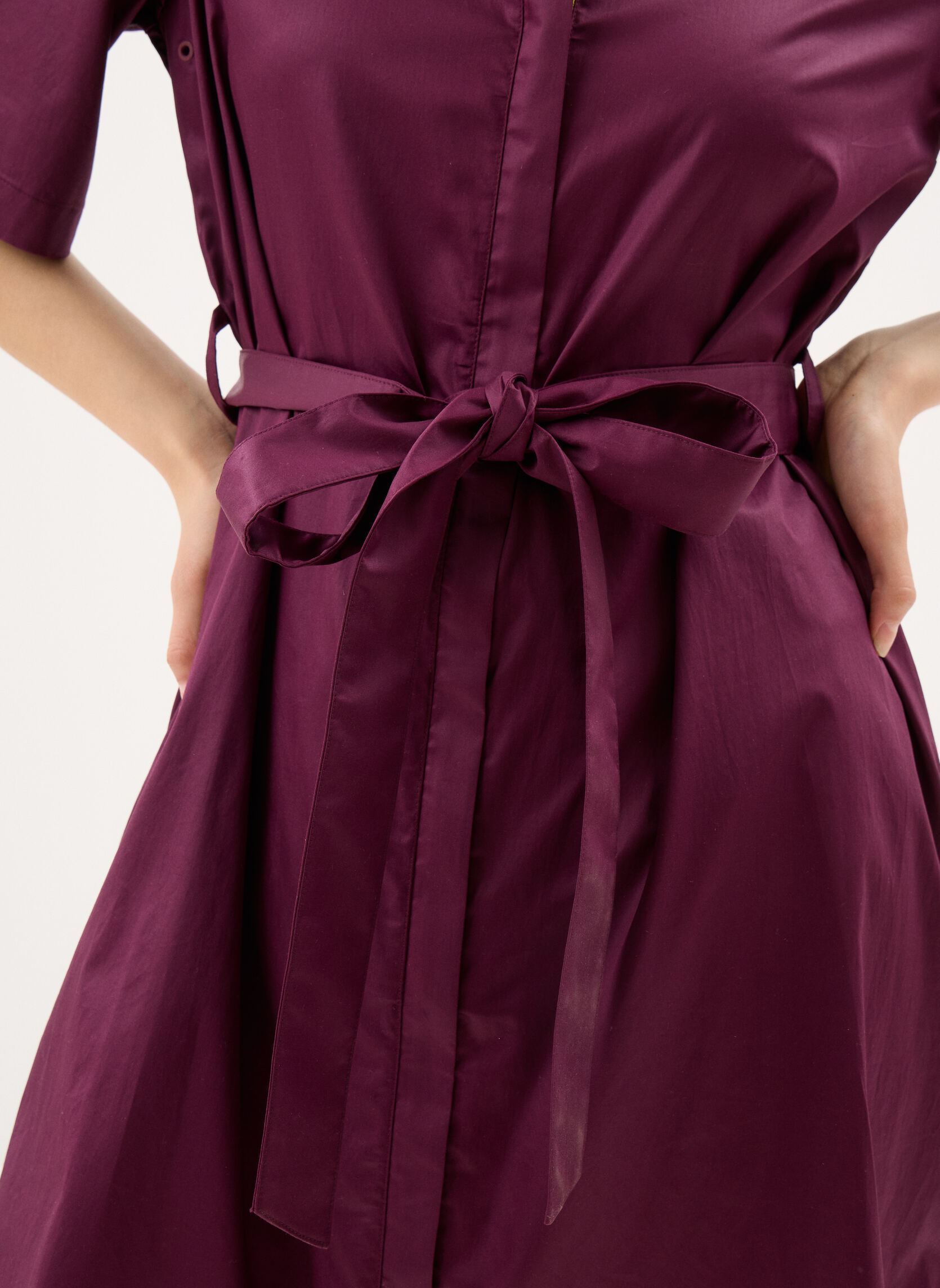 Robes Nouaille Shiny Cotton femme violet K-Way Robes Nouaille Shiny Cotton femme violet VIOLET MAUVE WINE