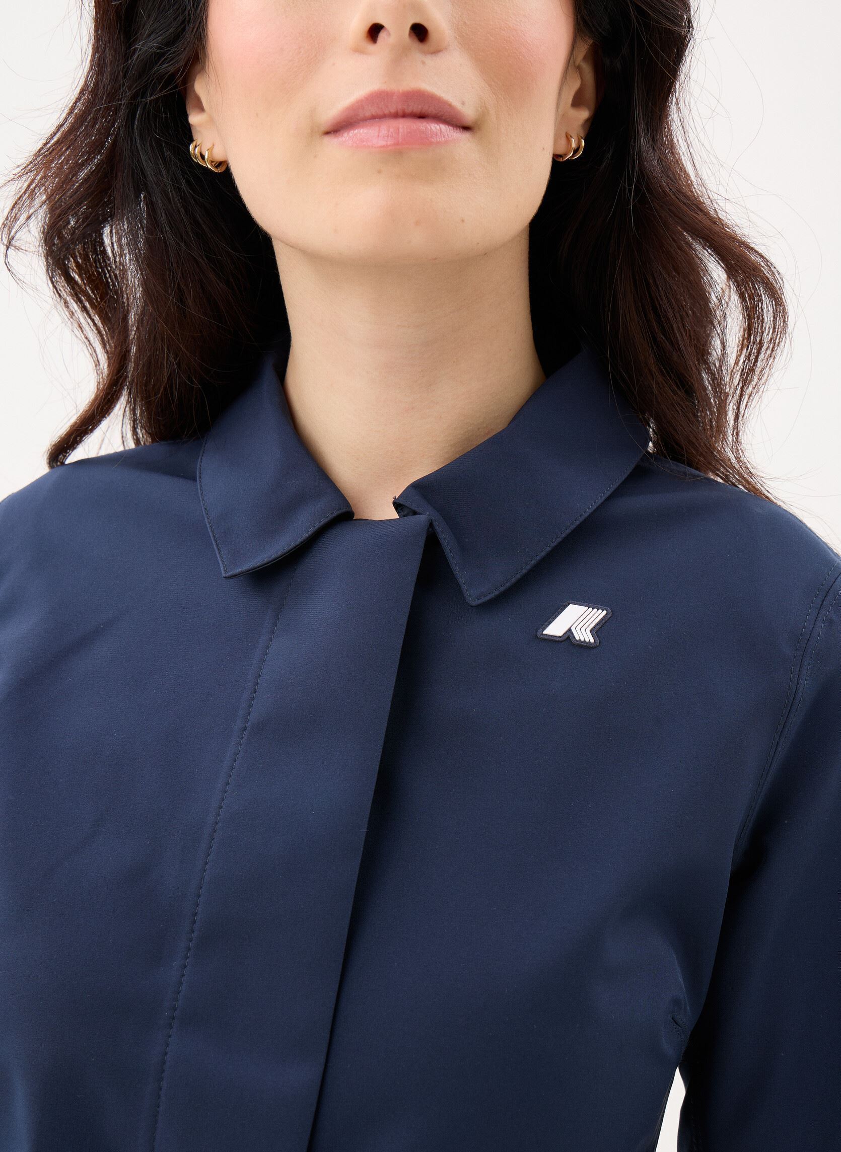 Vestes imperméable Mathy Bonded Jersey femme bleu K-Way Vestes imperméable Mathy Bonded Jersey femme bleu BLUE DEPTH