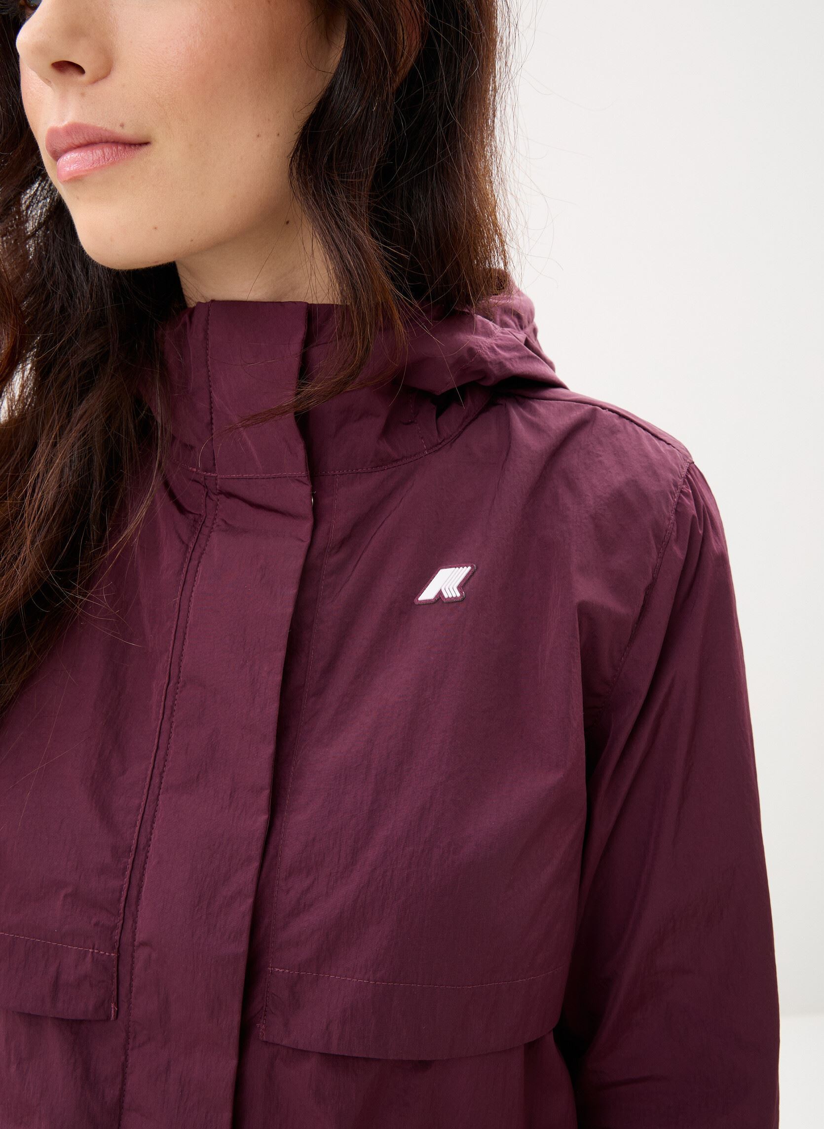 Vestes imperméable Sophilene Satin Glass femme violet K-Way Vestes imperméable Sophilene Satin Glass femme violet Violet Mauve Wine
