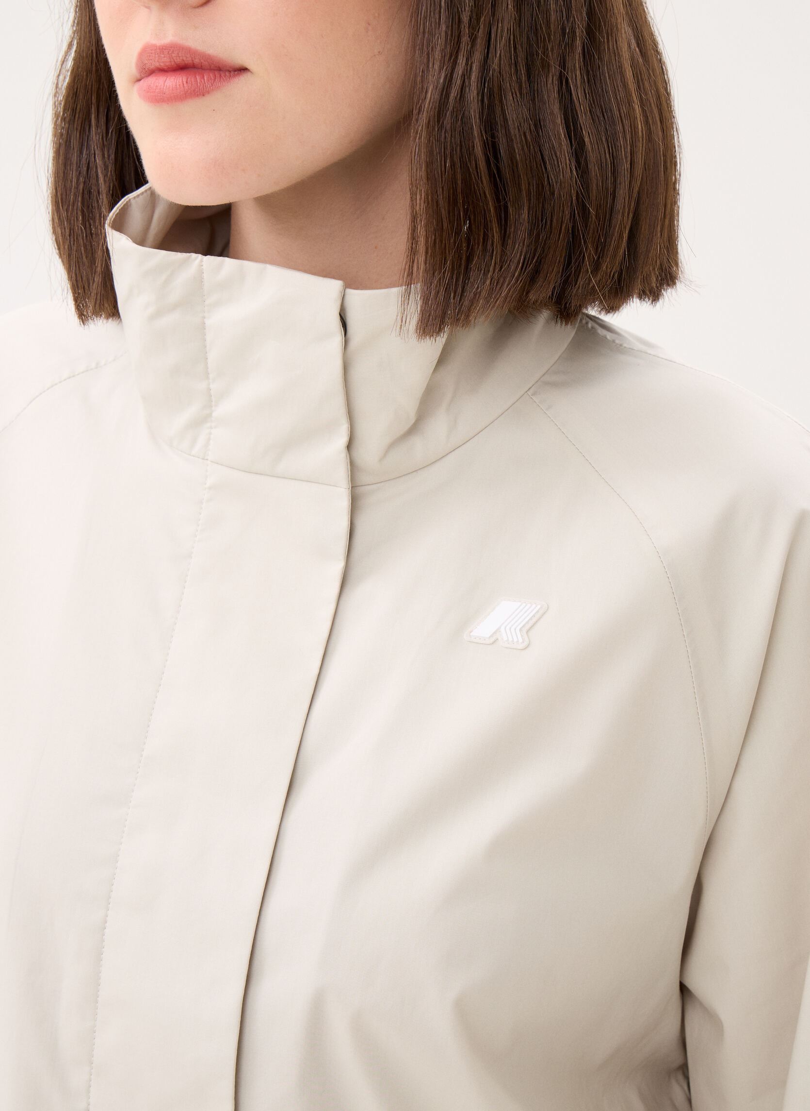 Manteaux classiques Barbrein Cotton 3Layers Af femme beige K-Way Manteaux classiques Barbrein Cotton 3Layers Af femme beige Beige Lt