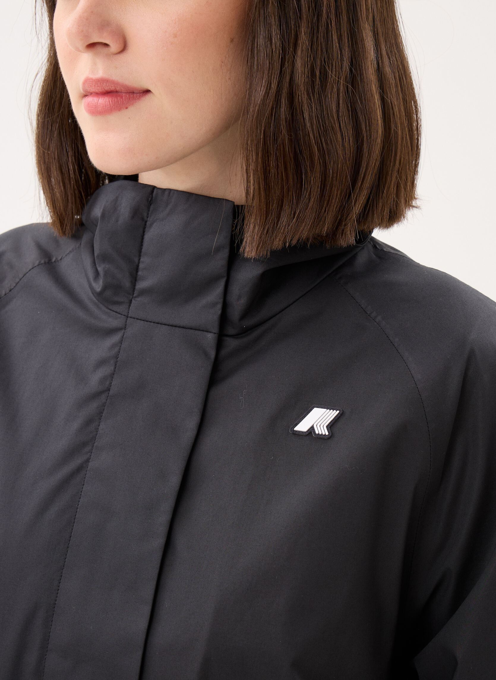 Manteaux classiques Barbrein Cotton 3Layers Af femme noir K-Way Manteaux classiques Barbrein Cotton 3Layers Af femme noir Black Pure