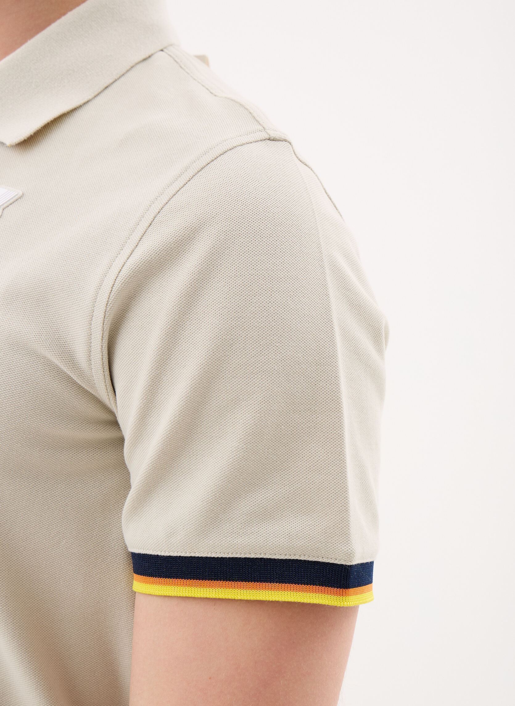 Kurzarm-Poloshirts Vincent Pique herren beige K-Way Kurzarm-Poloshirts Vincent Pique herren beige BEIGE LT