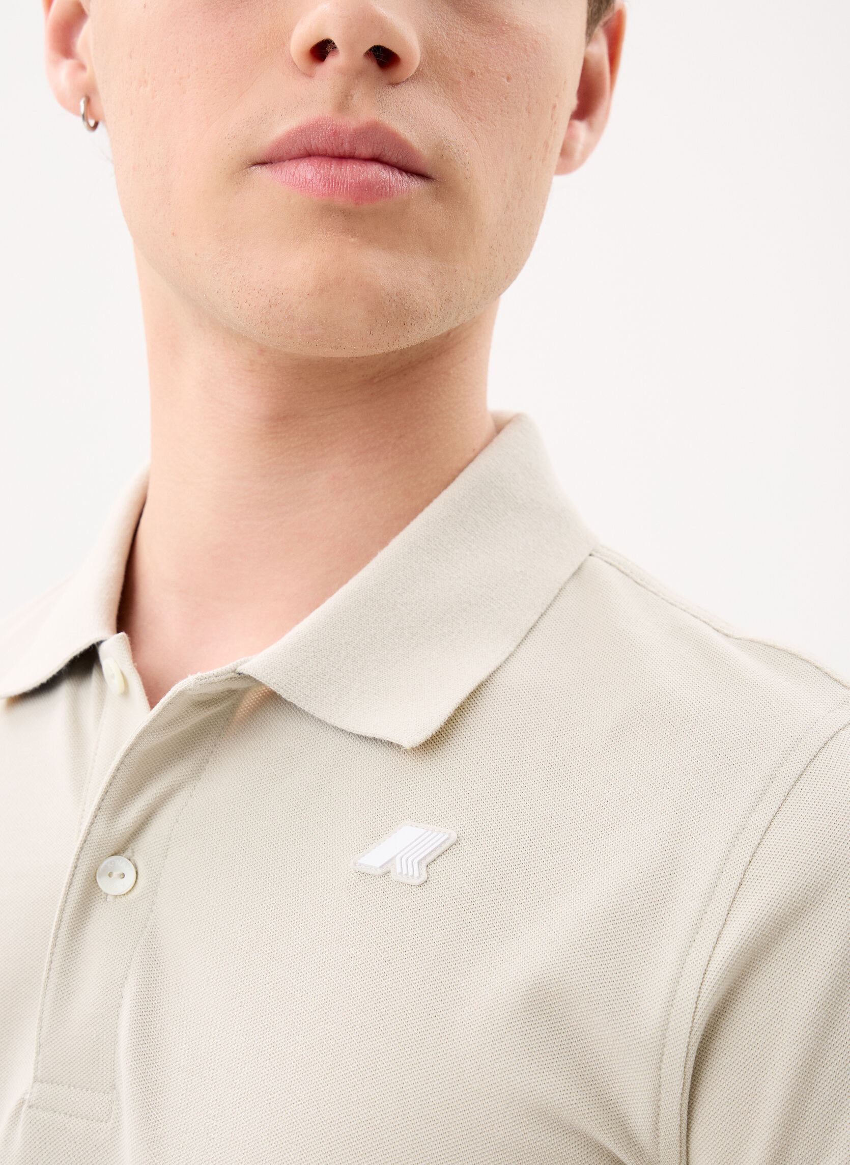 Kurzarm-Poloshirts Vincent Pique herren beige K-Way Kurzarm-Poloshirts Vincent Pique herren beige BEIGE LT
