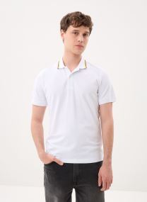 Polos manches courtes Jud Pique homme bleu