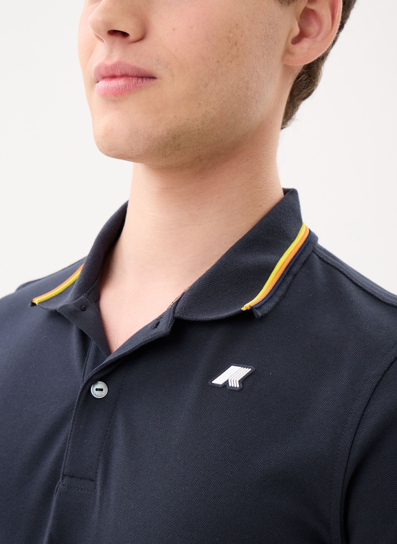 Polos manches courtes Jud Pique homme bleu K-Way Polos manches courtes Jud Pique homme bleu BLUE DEPTH