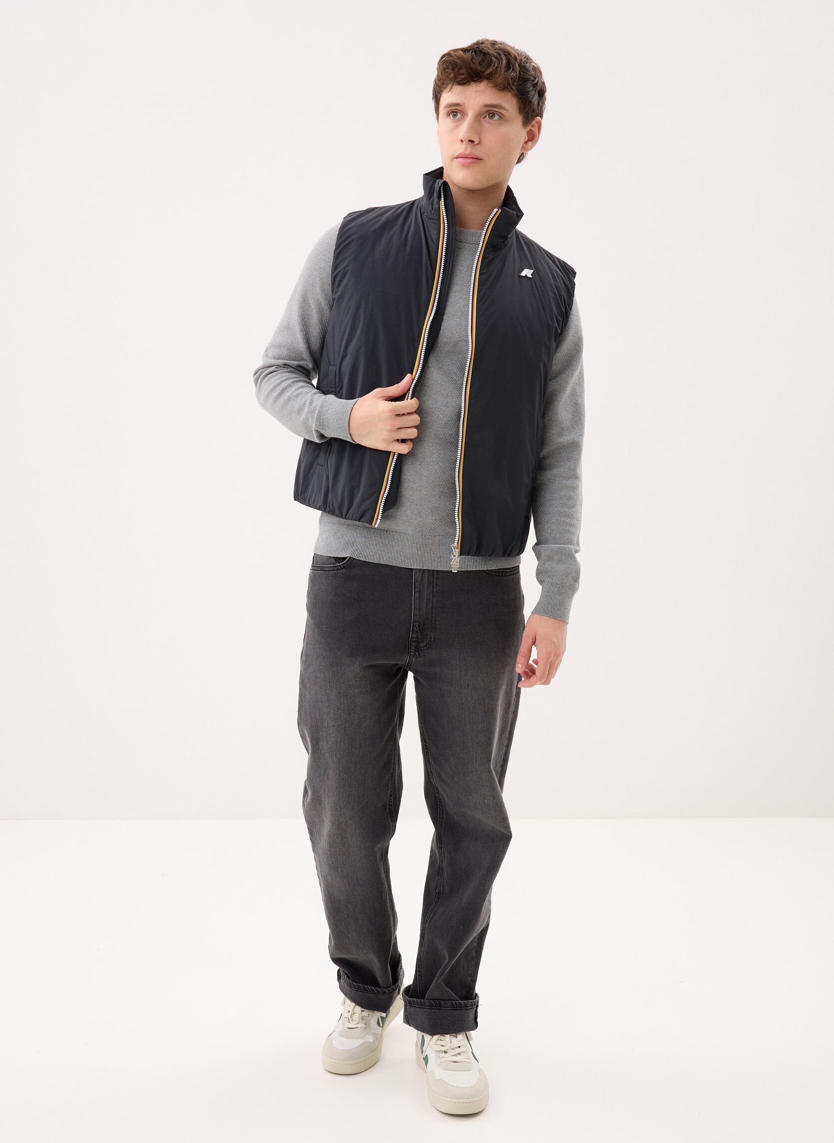 Jacken Valen Plain Warm herren schwarz K-Way Jacken Valen Plain Warm herren schwarz BLACK PURE