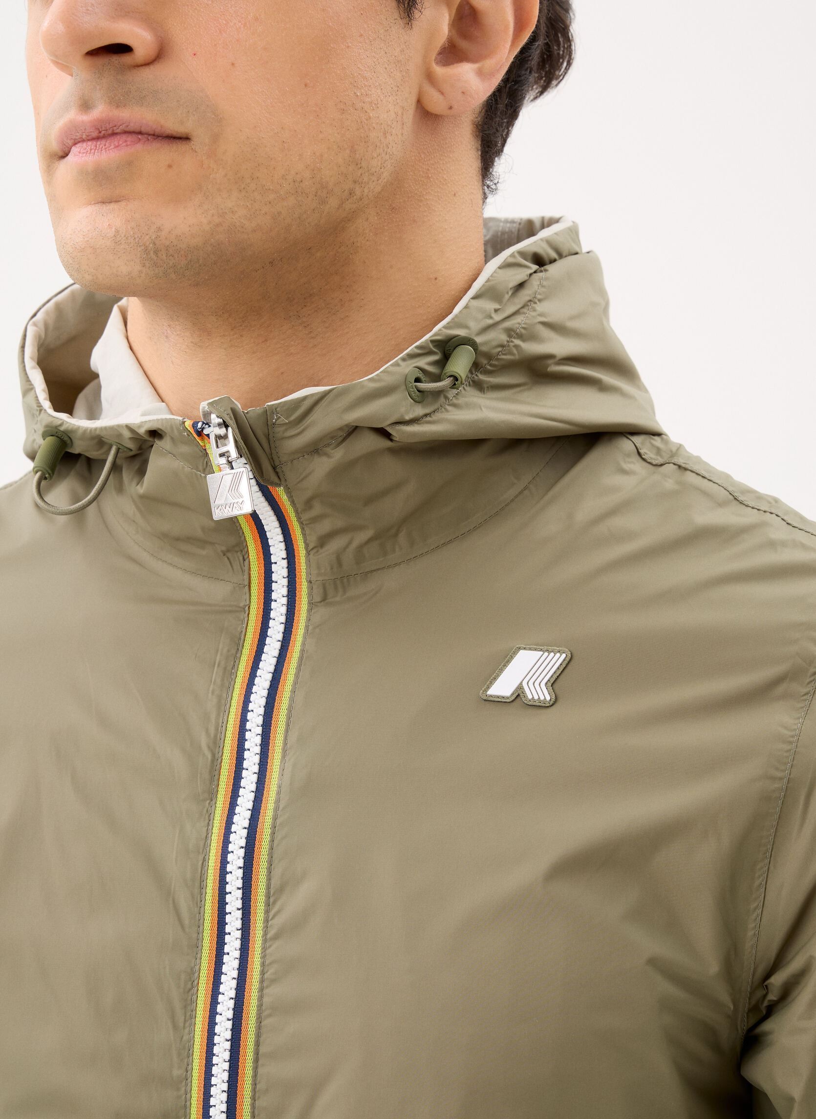 Windbreaker / Windjacken Jake Cotton Double herren beige K-Way Windbreaker / Windjacken Jake Cotton Double herren beige Beige Lt - Green Lichen