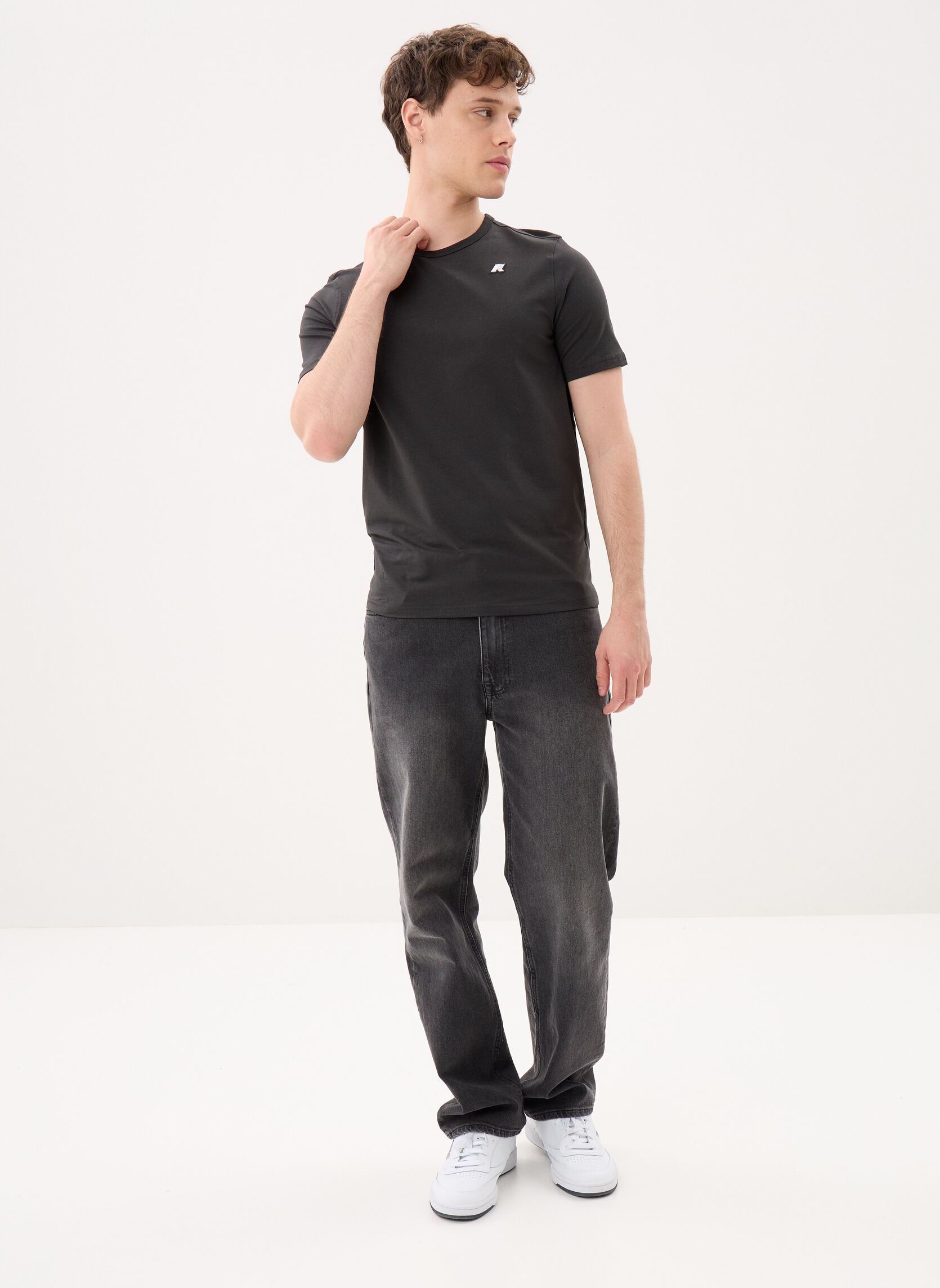 T-shirts met korte mouwen Adame Light Stretch Jersey heren zwart K-Way T-shirts met korte mouwen Adame Light Stretch Jersey heren zwart BLACK PURE