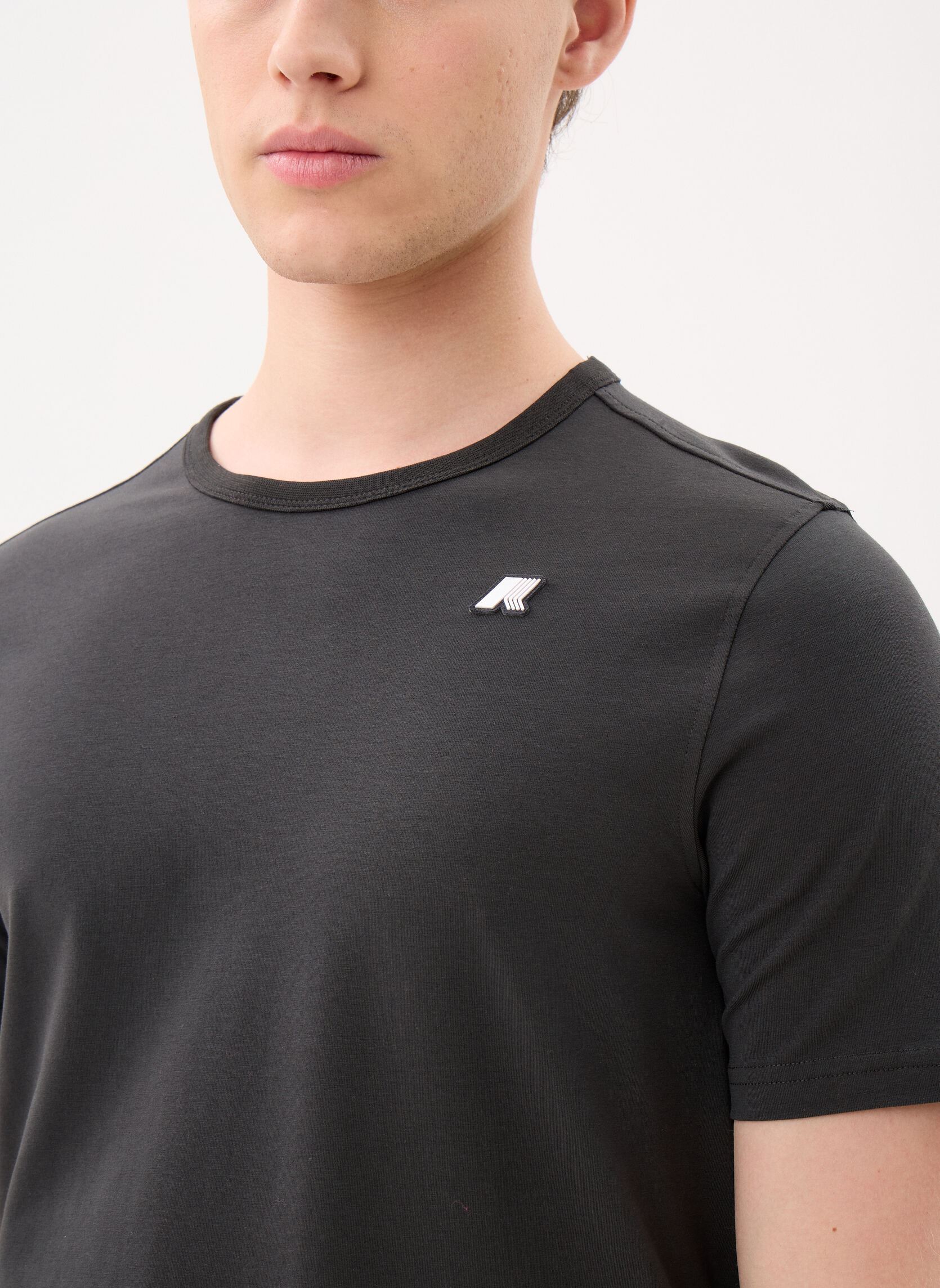 T-shirts met korte mouwen Adame Light Stretch Jersey heren zwart K-Way T-shirts met korte mouwen Adame Light Stretch Jersey heren zwart BLACK PURE