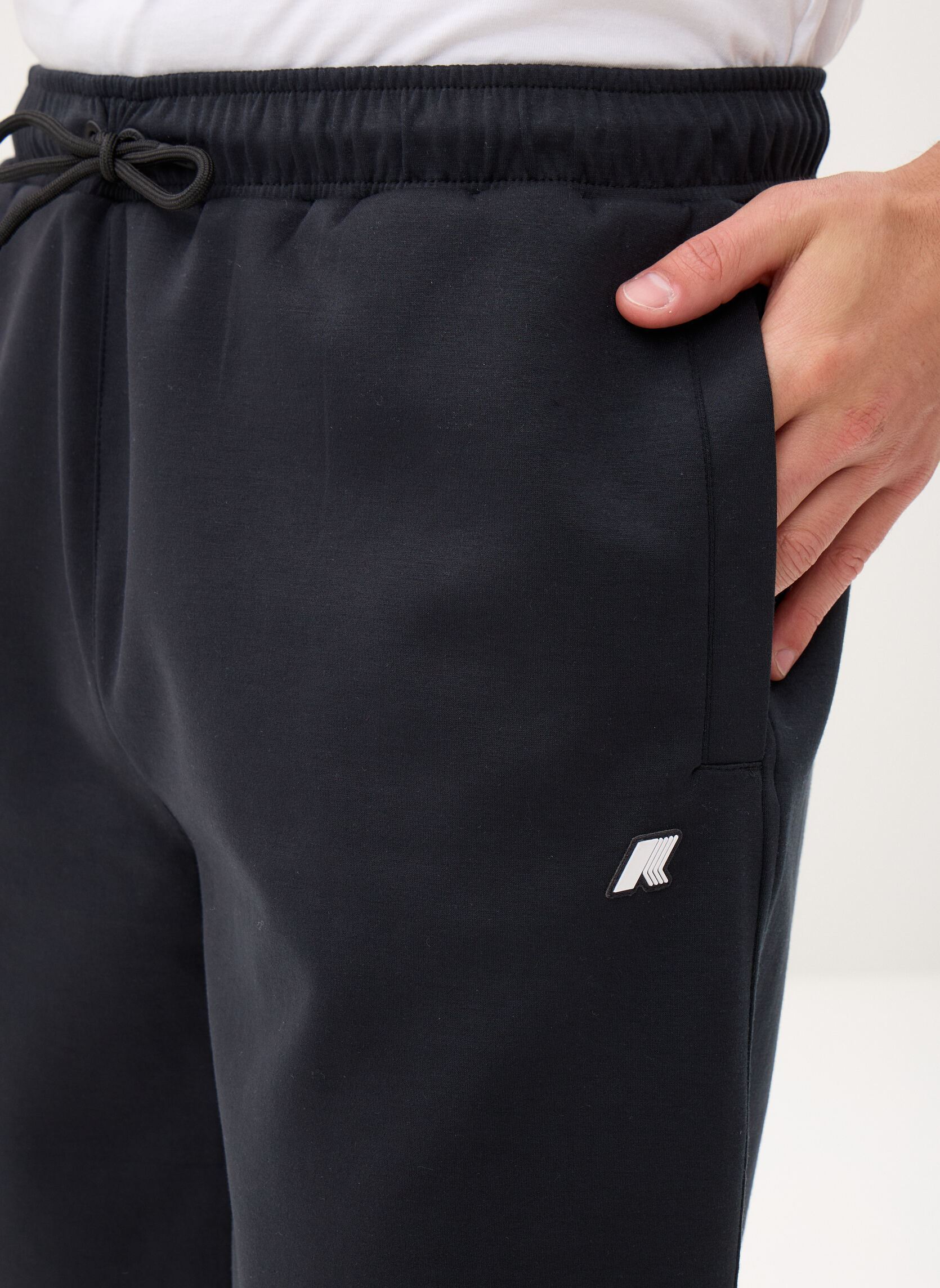 Shorts Theotime Light Spacer homme noir K-Way Shorts Theotime Light Spacer homme noir Black Pure