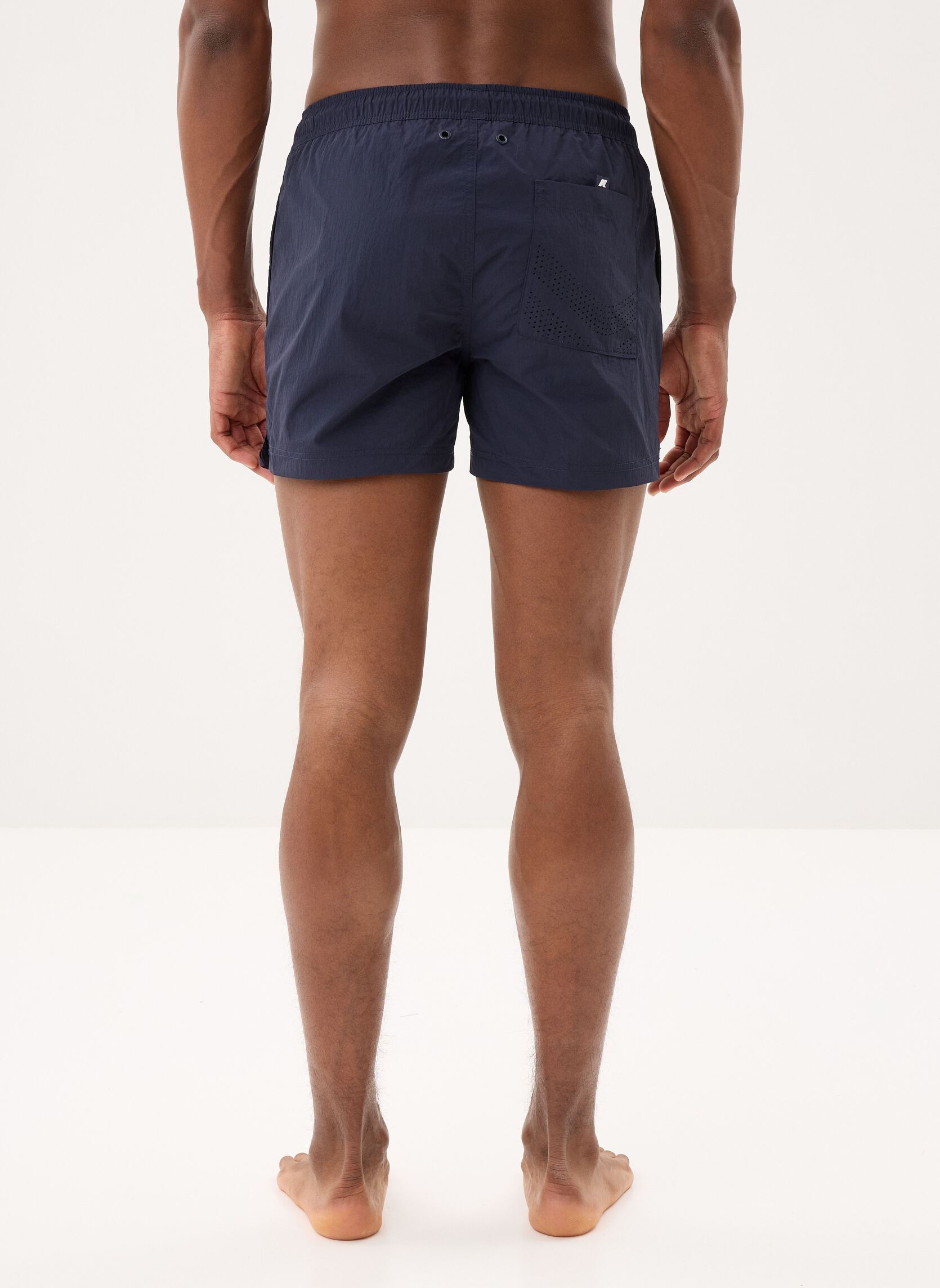 Zwemshorts Hazel Beach heren blauw K-Way Zwemshorts Hazel Beach heren blauw Blue Depth