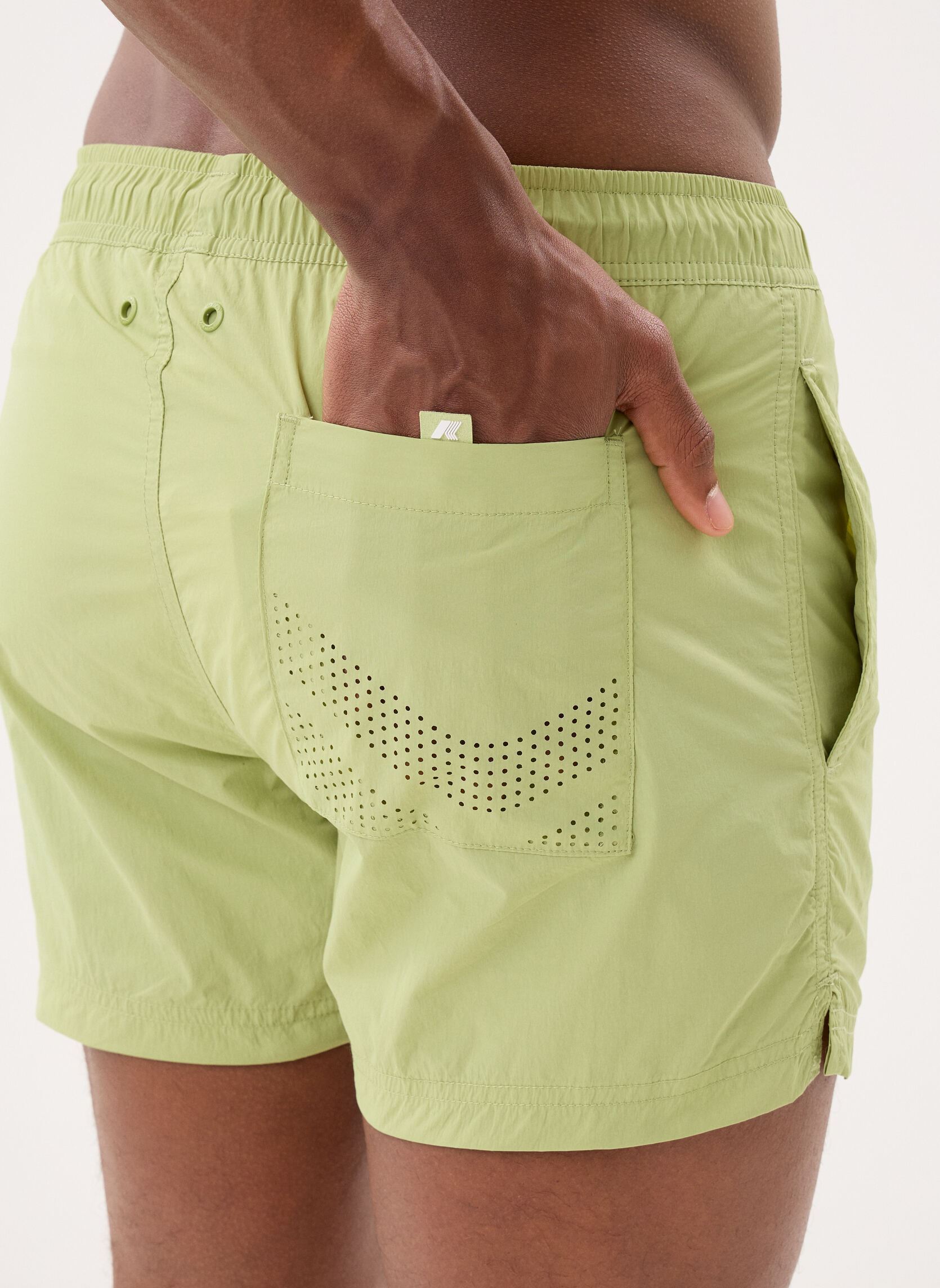 Zwemshorts Hazel Beach heren groen K-Way Zwemshorts Hazel Beach heren groen Green Dk Lime