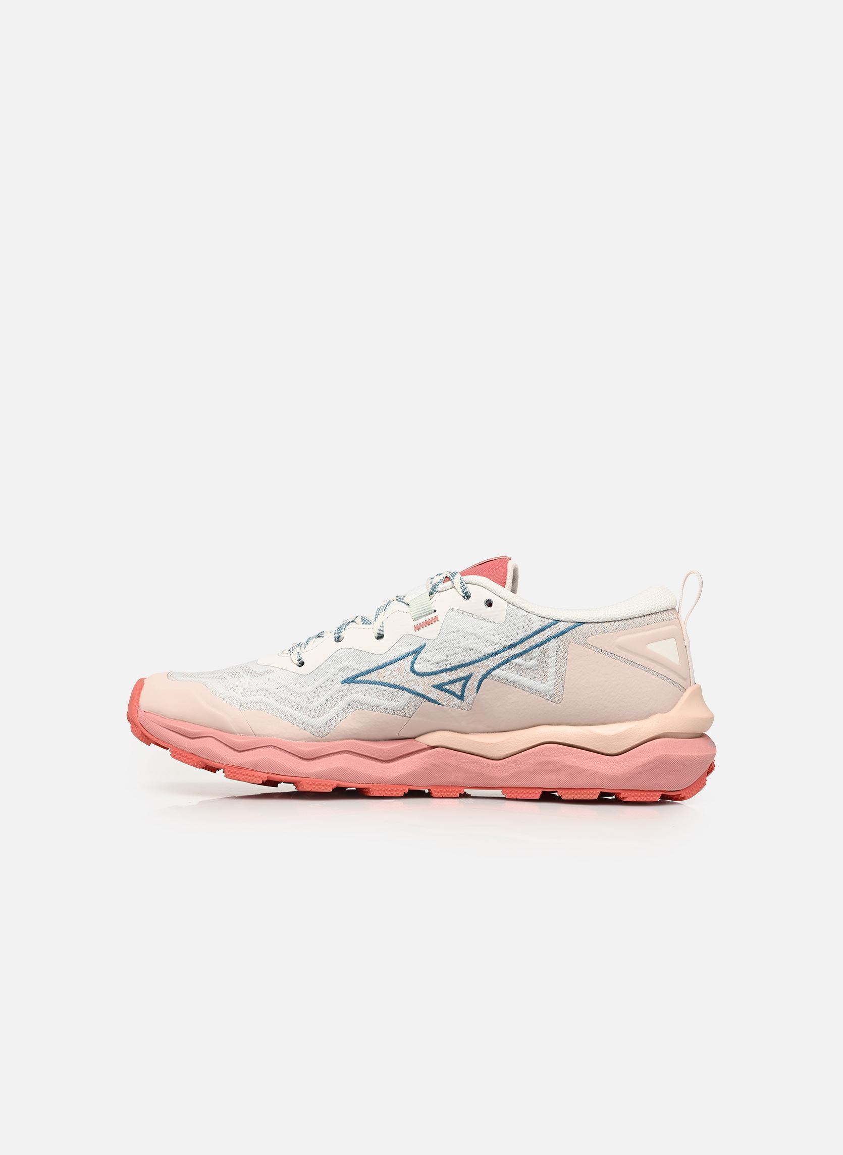 Sportschoenen WAVE DAICHI 9 W dames roze Mizuno Sportschoenen WAVE DAICHI 9 W dames roze Peach Whip/Larkspur/Faded Rode