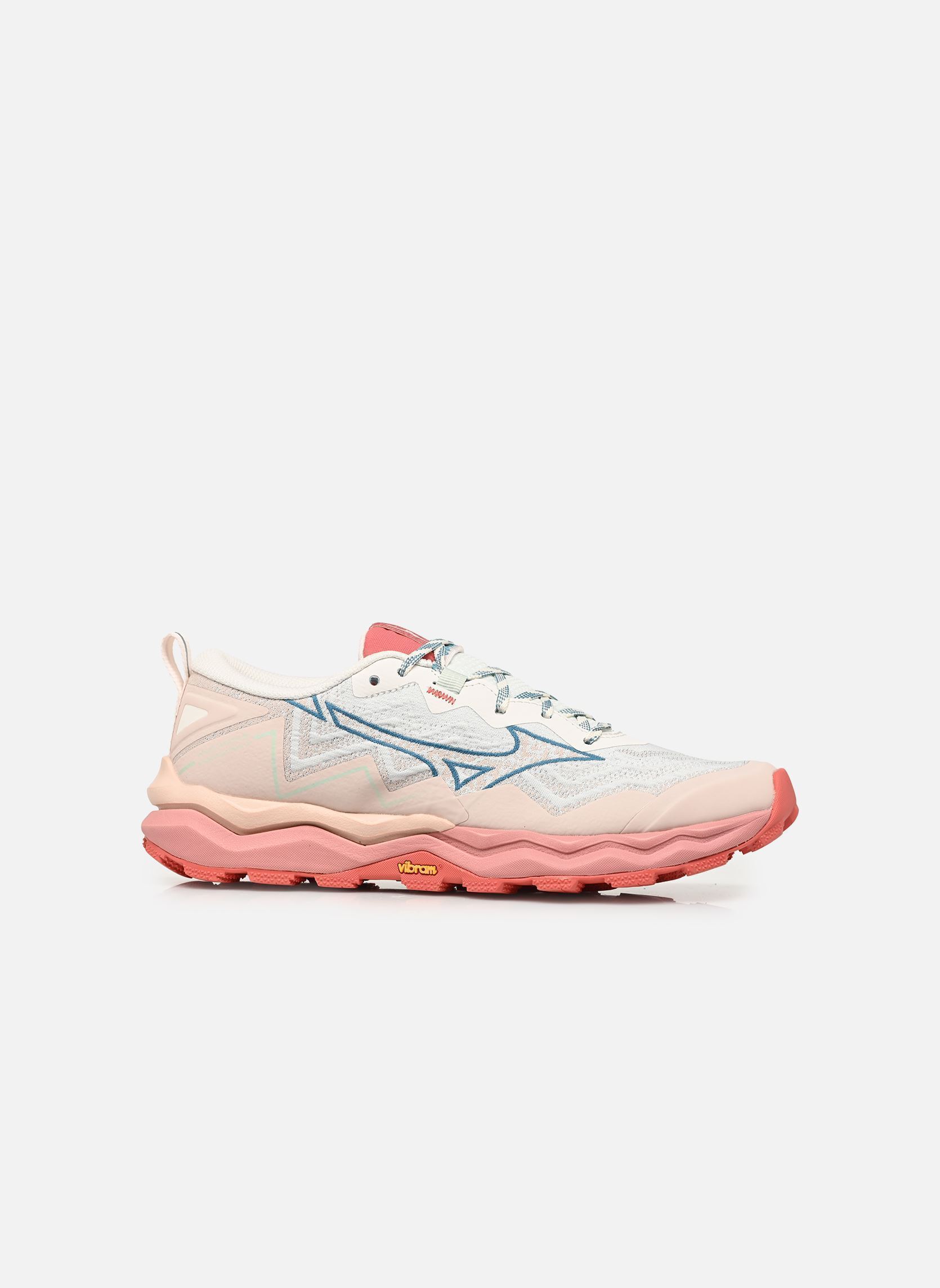 Sportschoenen WAVE DAICHI 9 W dames roze Mizuno Sportschoenen WAVE DAICHI 9 W dames roze Peach Whip/Larkspur/Faded Rode