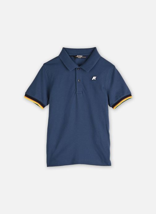 K-Way Poloshirts P. Vincent Pique jungen blau