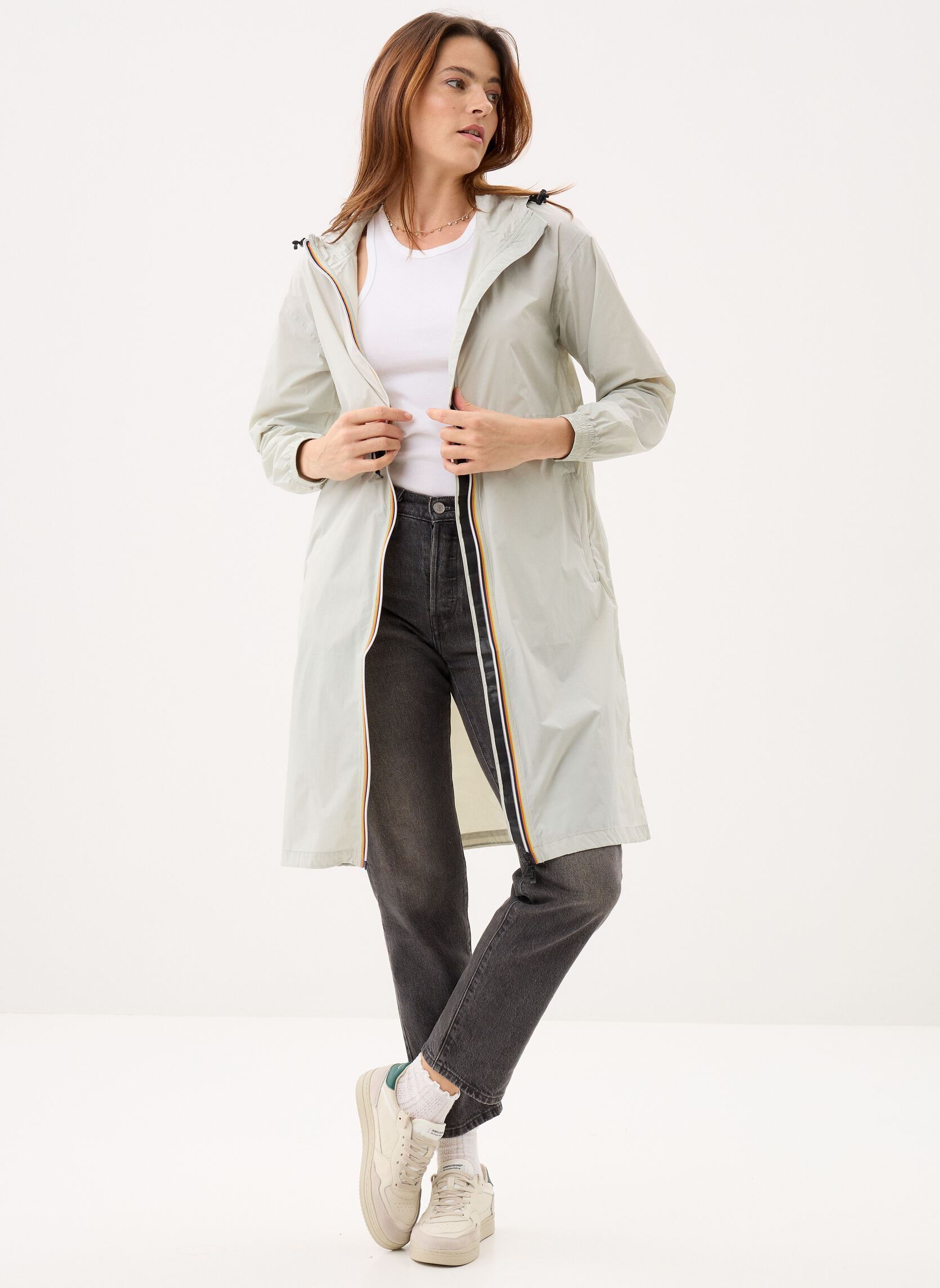 Vestes imperméable LE VRAI 4.0 DELIA femme beige K-Way Vestes imperméable LE VRAI 4.0 DELIA femme beige BEIGE LT
