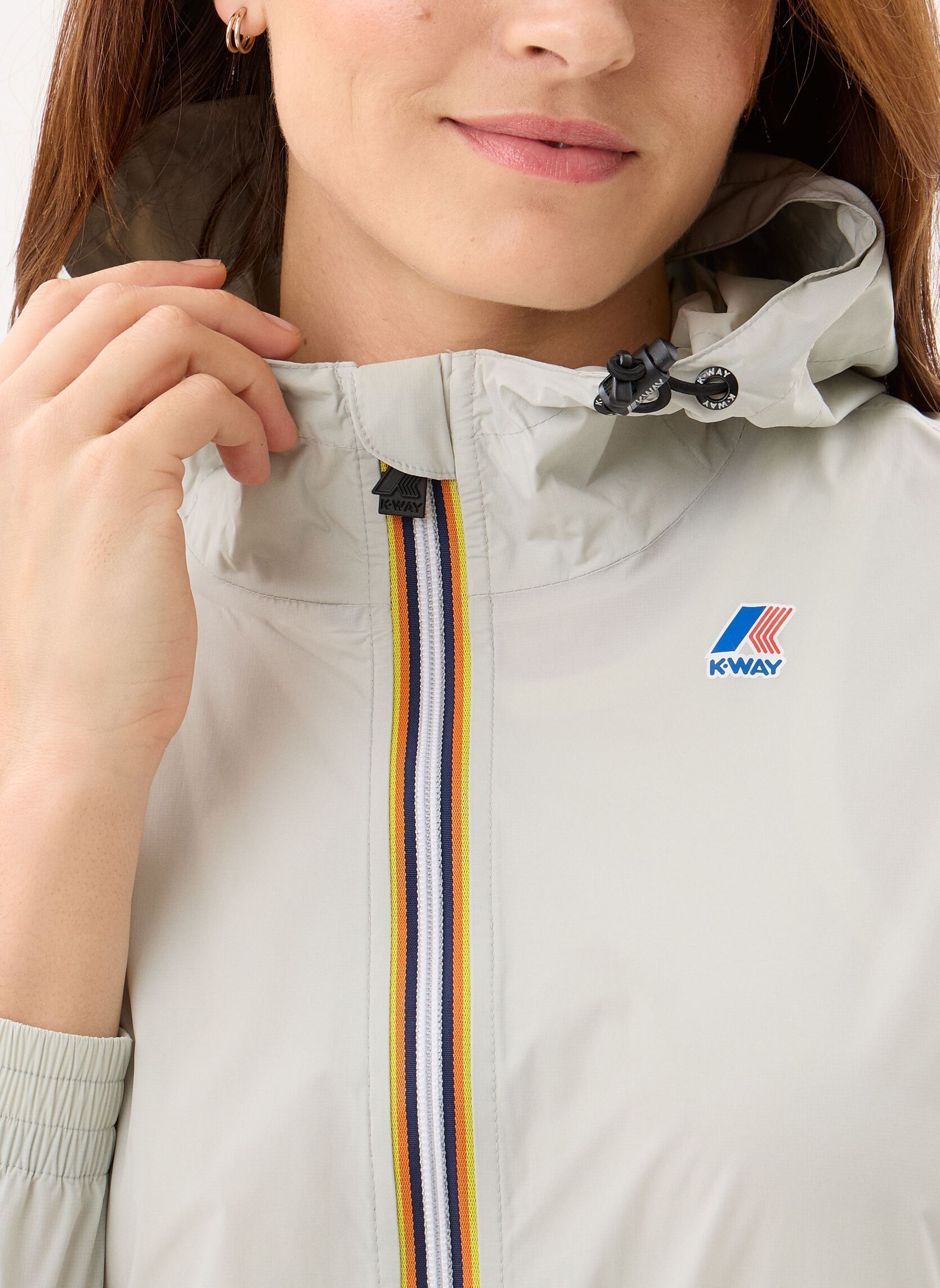 Vestes imperméable LE VRAI 4.0 DELIA femme beige K-Way Vestes imperméable LE VRAI 4.0 DELIA femme beige BEIGE LT
