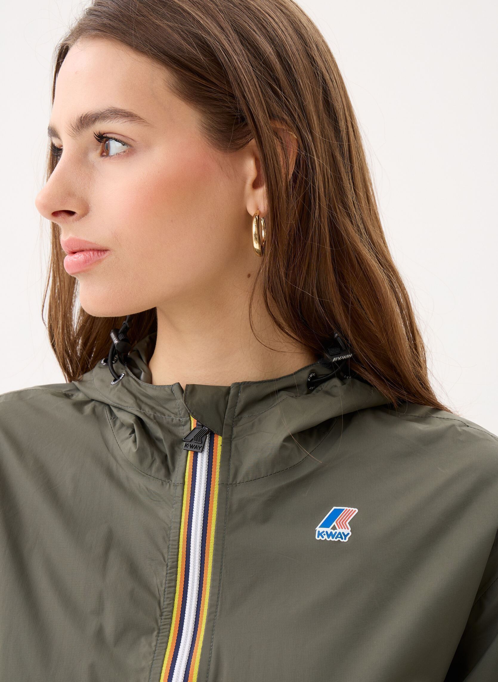 Regenjacken LE VRAI 4.0 DELIA damen grün K-Way Regenjacken LE VRAI 4.0 DELIA damen grün GREEN BLACKISH