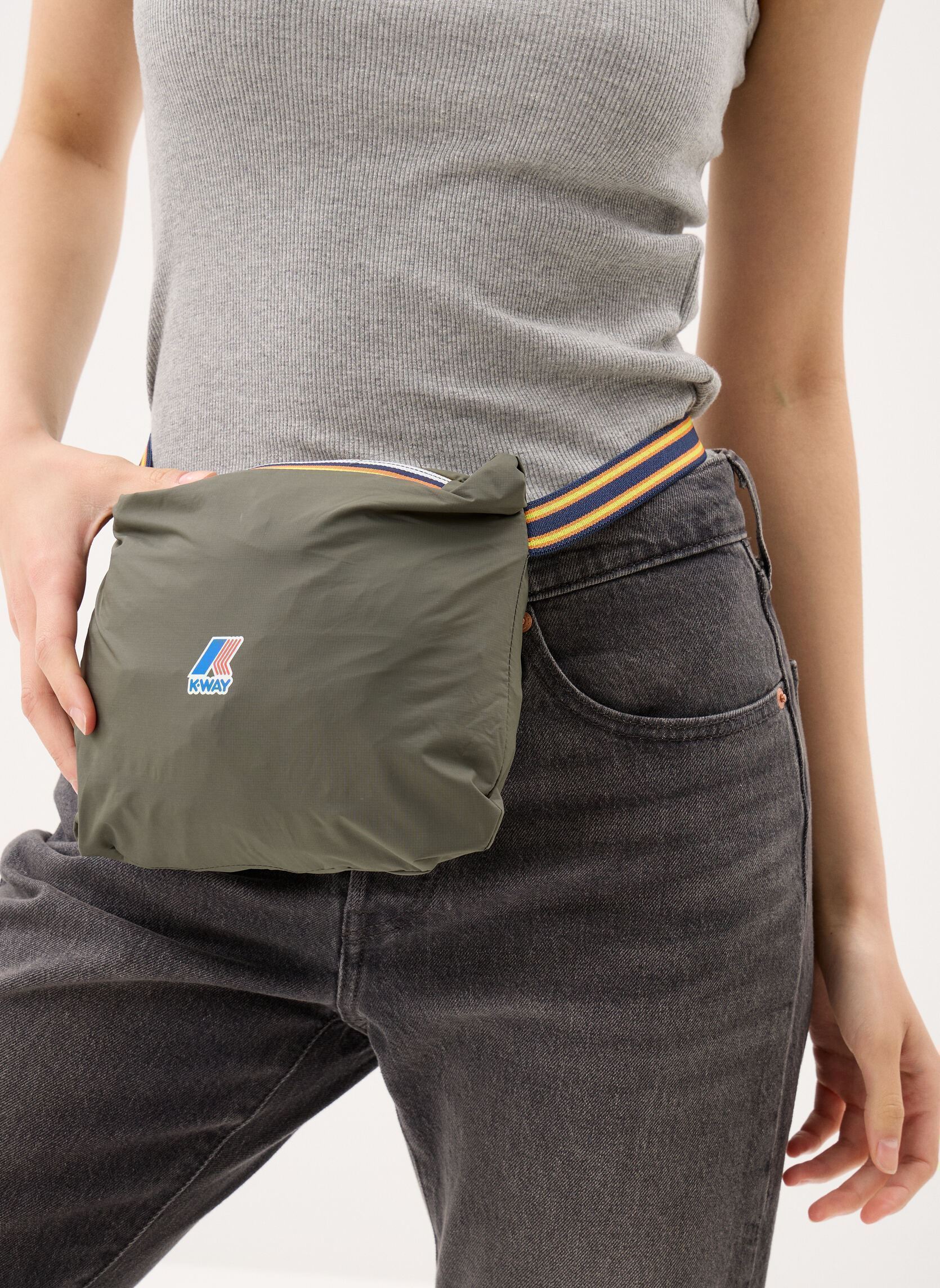 Regenjacken LE VRAI 4.0 DELIA damen grün K-Way Regenjacken LE VRAI 4.0 DELIA damen grün GREEN BLACKISH